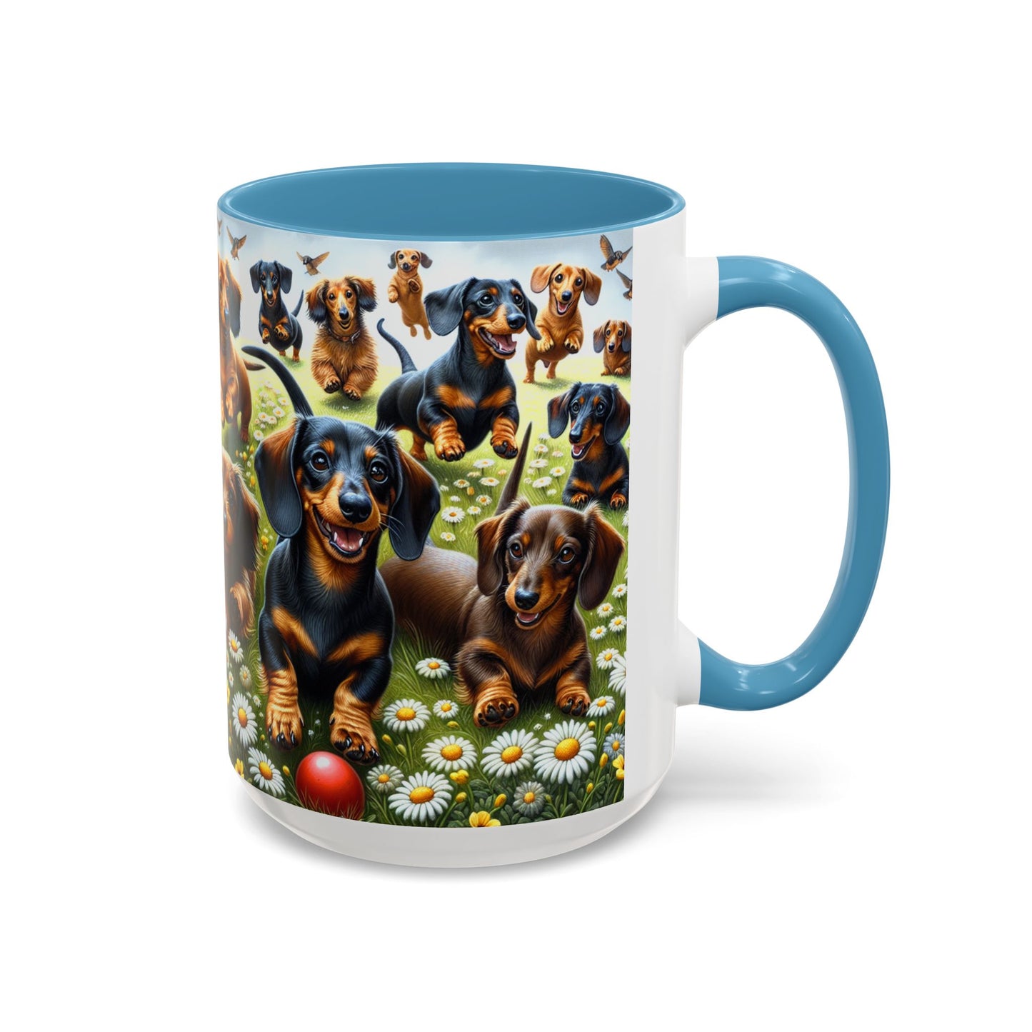 Dachshund Accent Coffee Mug - Perfect Gift for Dog Lovers
