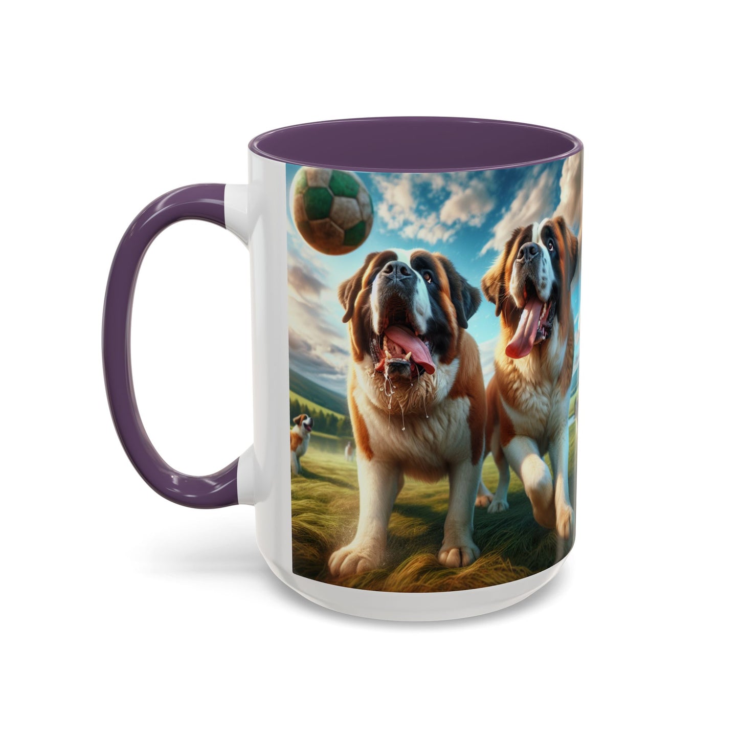 Saint Bernard Accent Coffee Mug - Perfect Gift for Dog Lovers