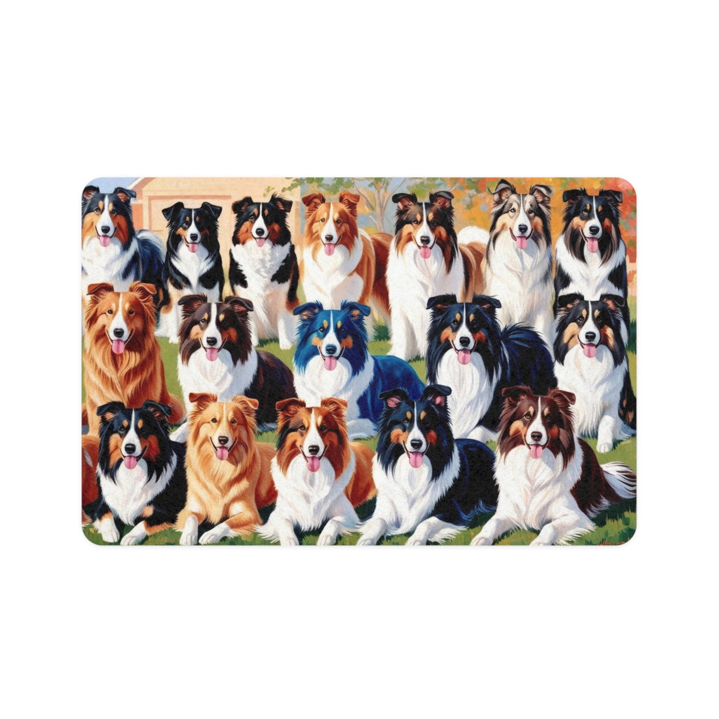 Pet Food Mat (12x18) - Collies