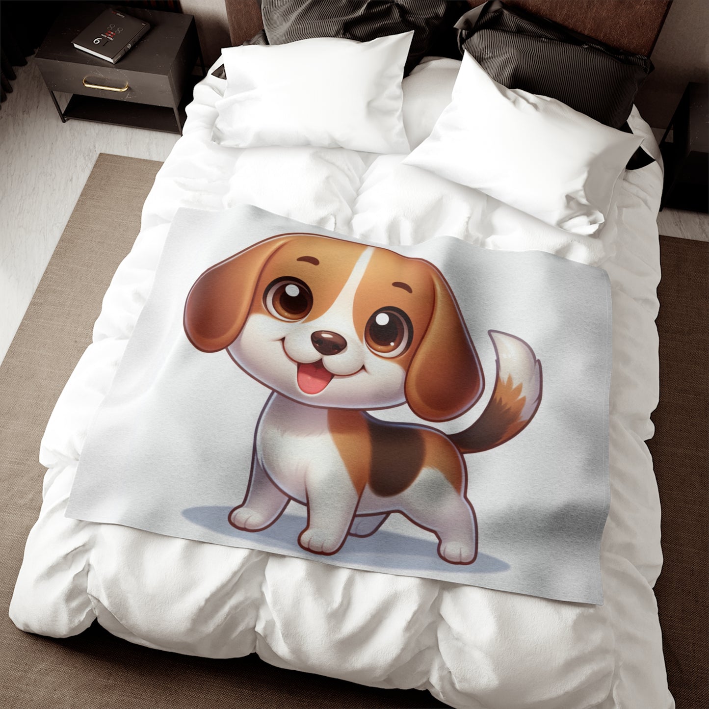 Beagle Sweatshirt Blanket