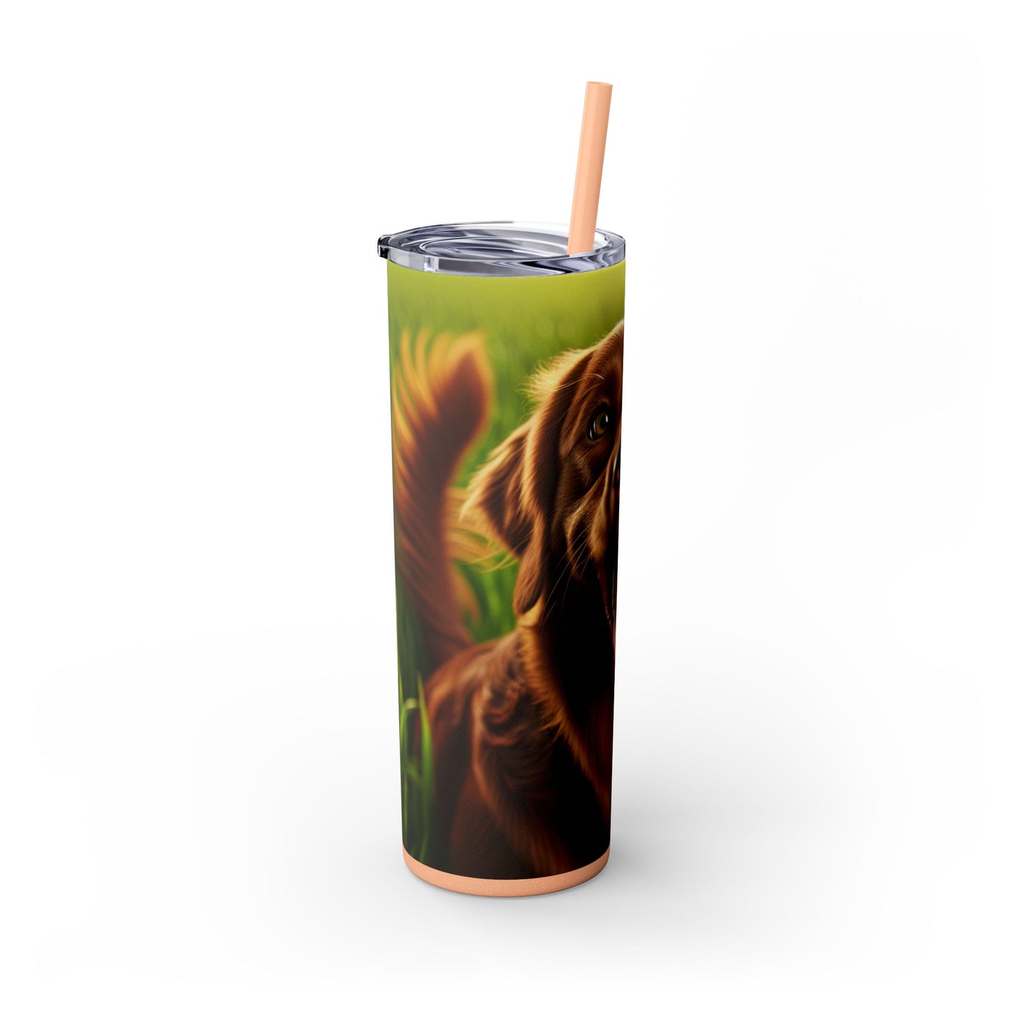 Gobelet isotherme Chesapeake Bay Retriever avec paille, 590 ml