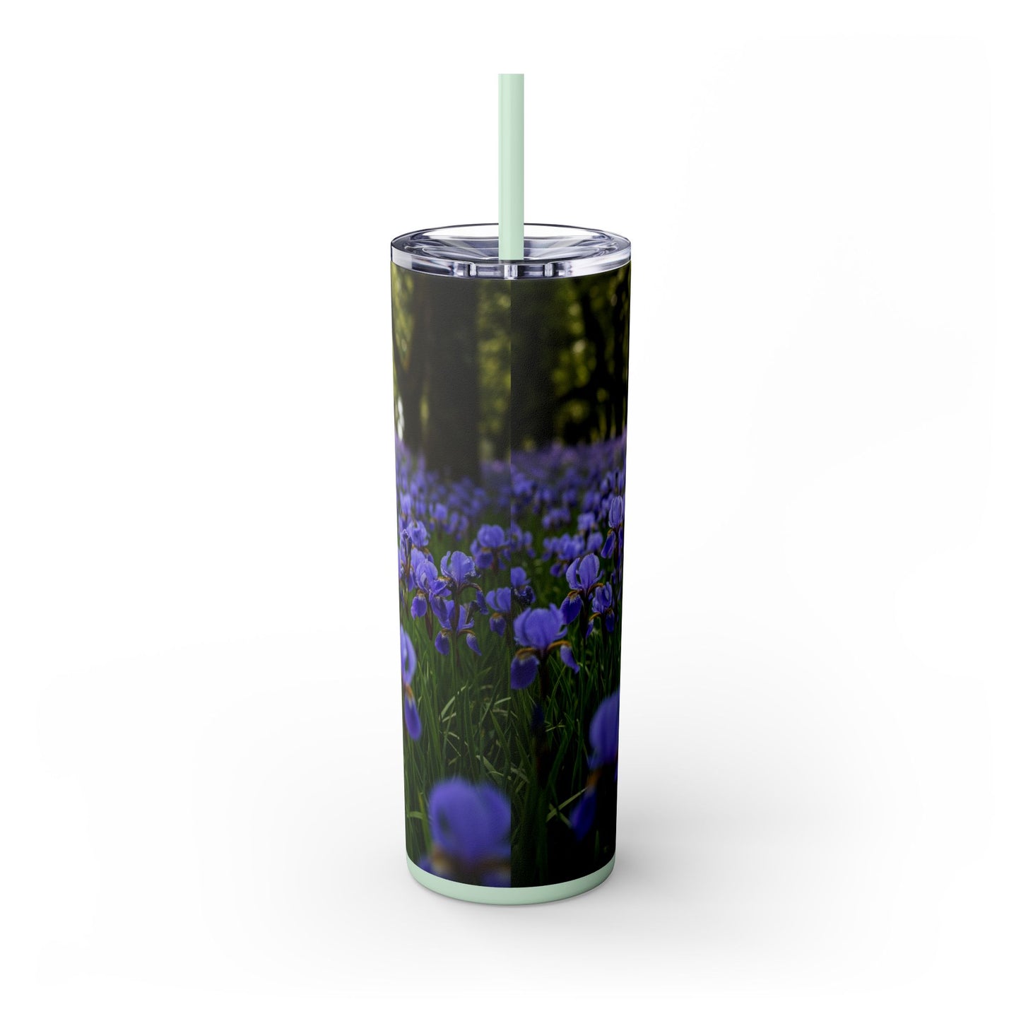 Portuguese Water Dog Skinny Tumbler with Straw, 20oz