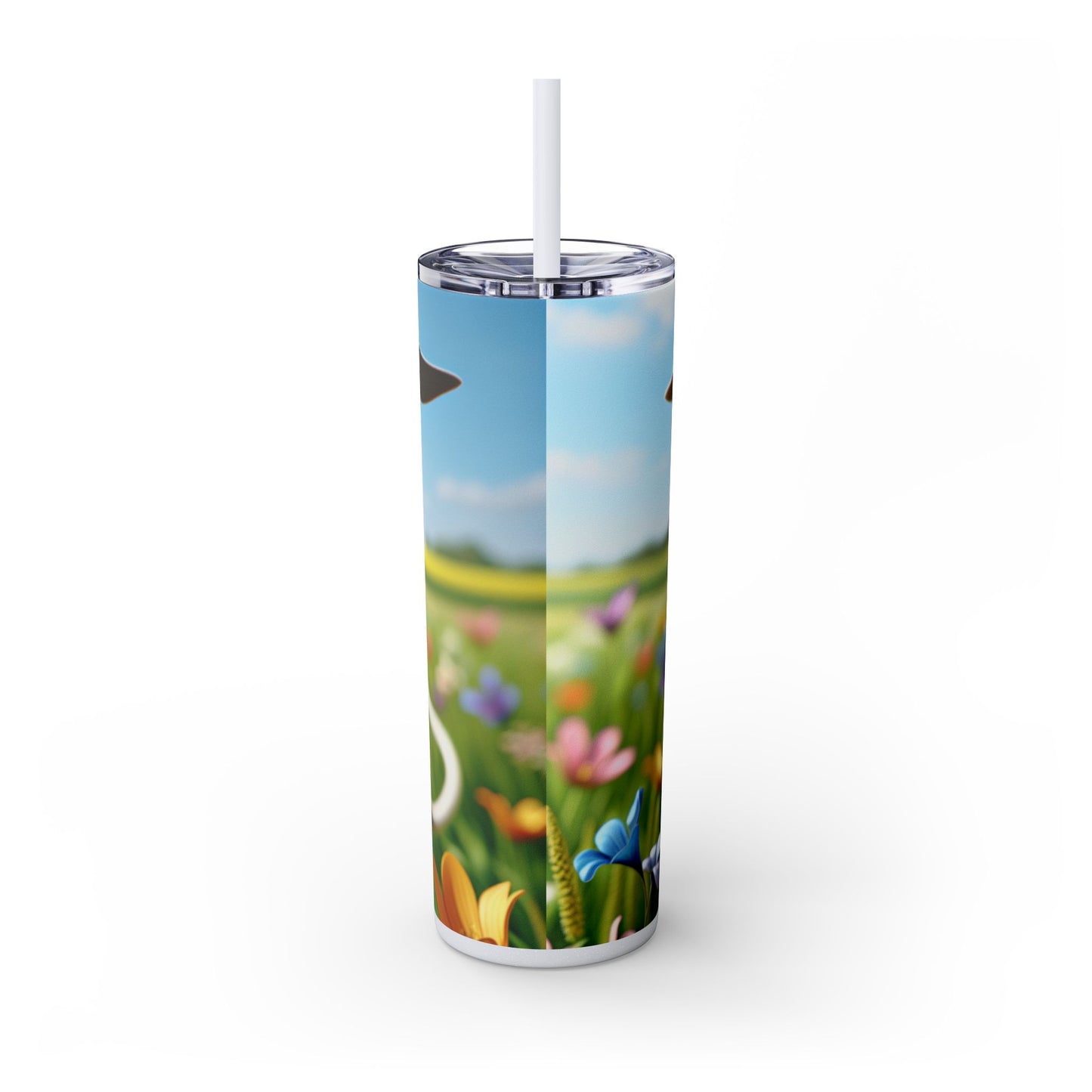Whippet Skinny Tumbler with Straw, 20oz