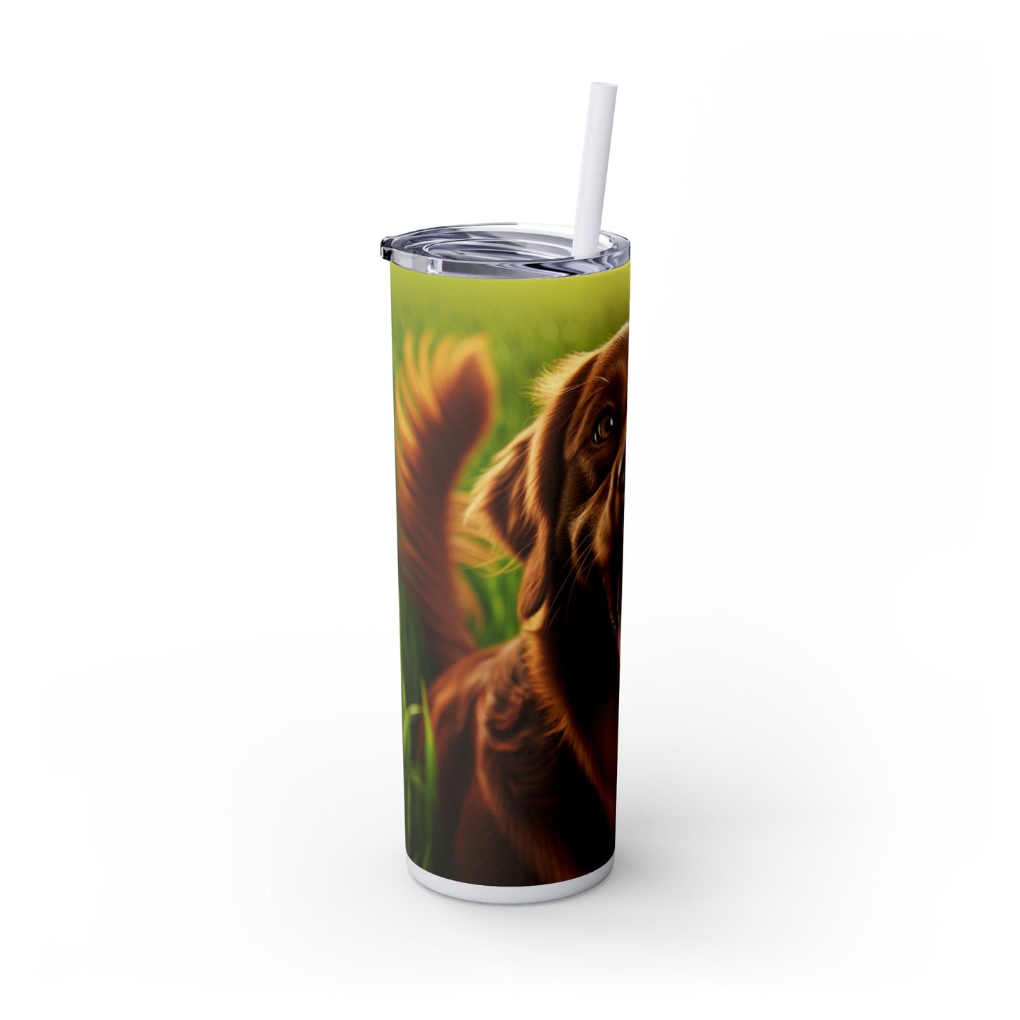 Gobelet isotherme Chesapeake Bay Retriever avec paille, 590 ml