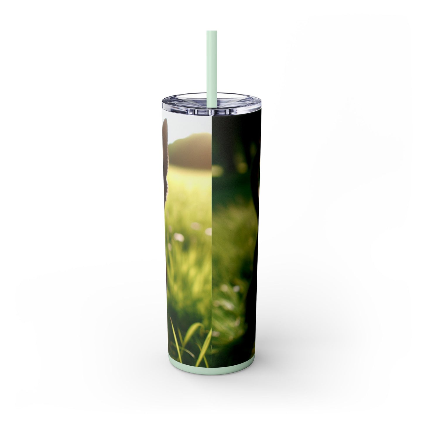 Scottish Terrier Skinny Tumbler with Straw, 20oz