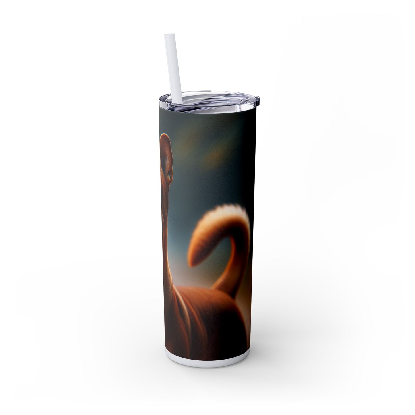 Gobelet isotherme de Chongqing (Chine) avec paille, 590 ml (20 oz).