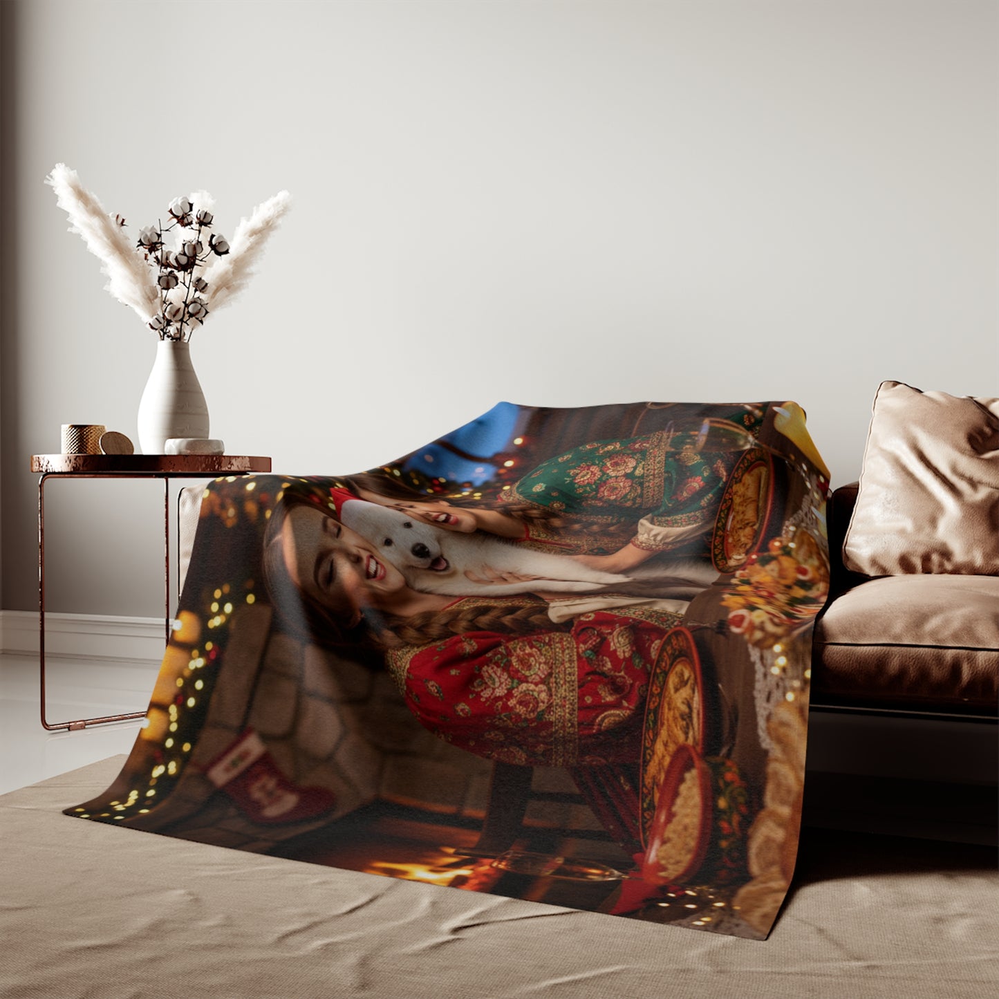 Russian Holiday Feast Blanket
