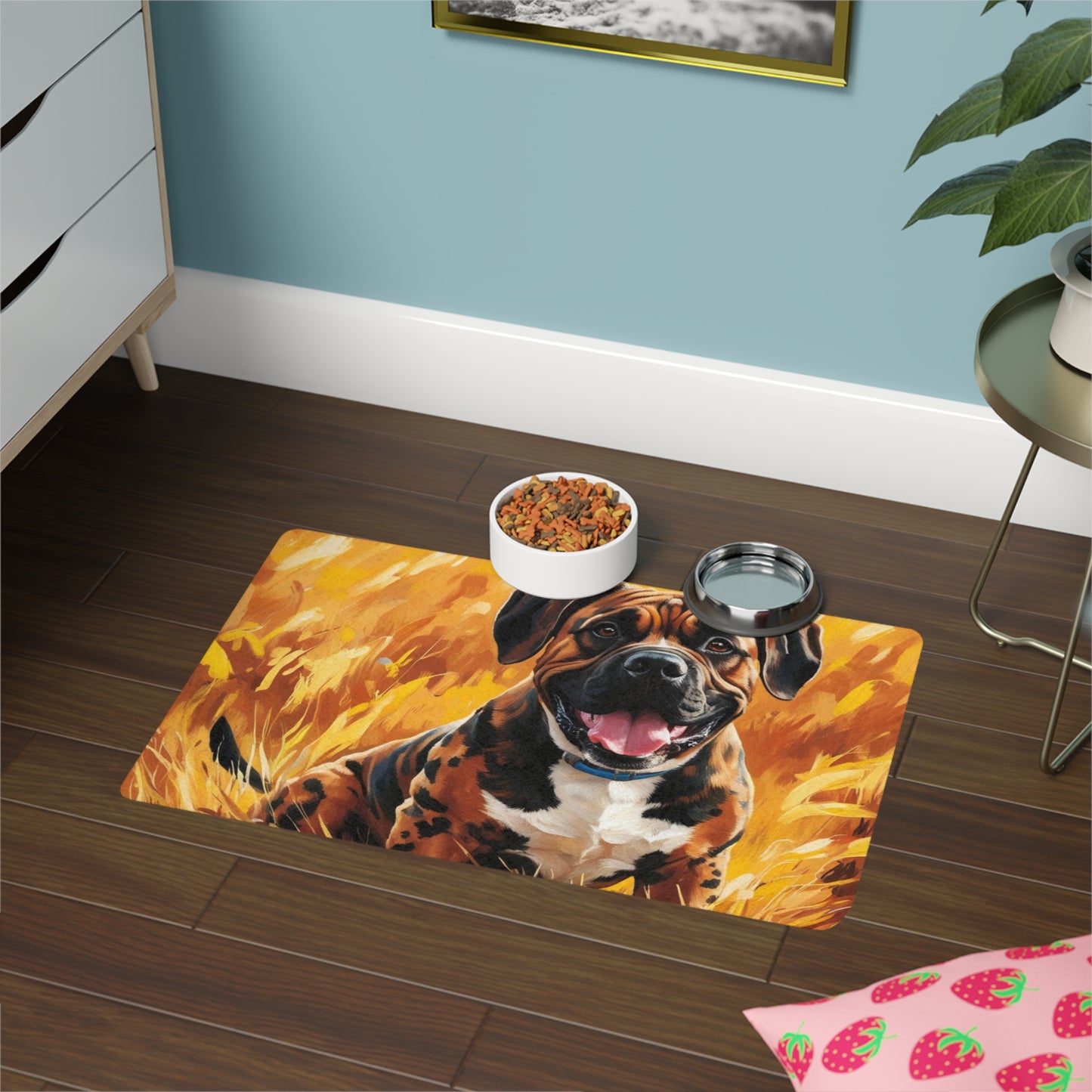 Pet Food Mat (12x18) - Mastiff