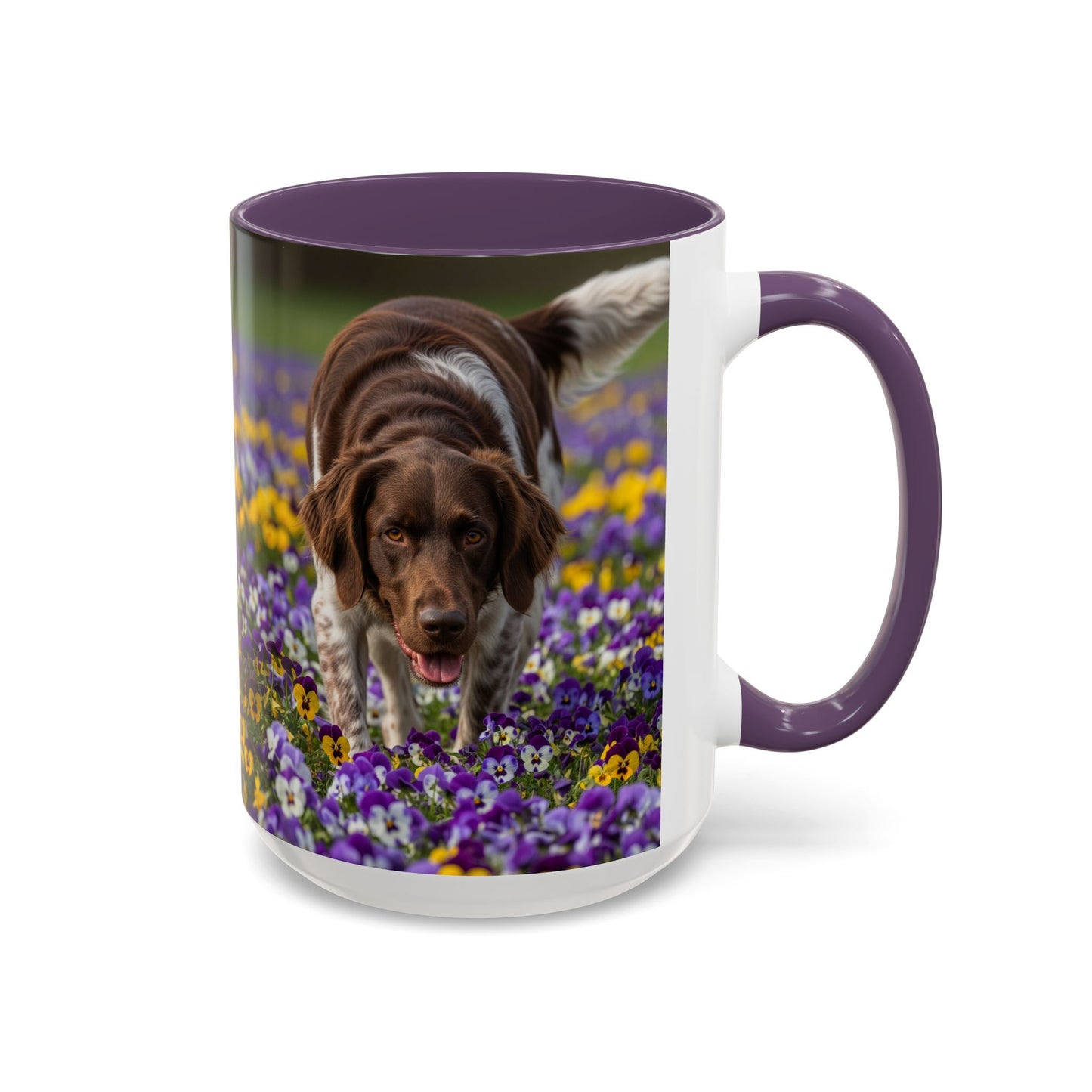 Taza grande con detalles de Munsterlander: el regalo perfecto para los amantes de los perros