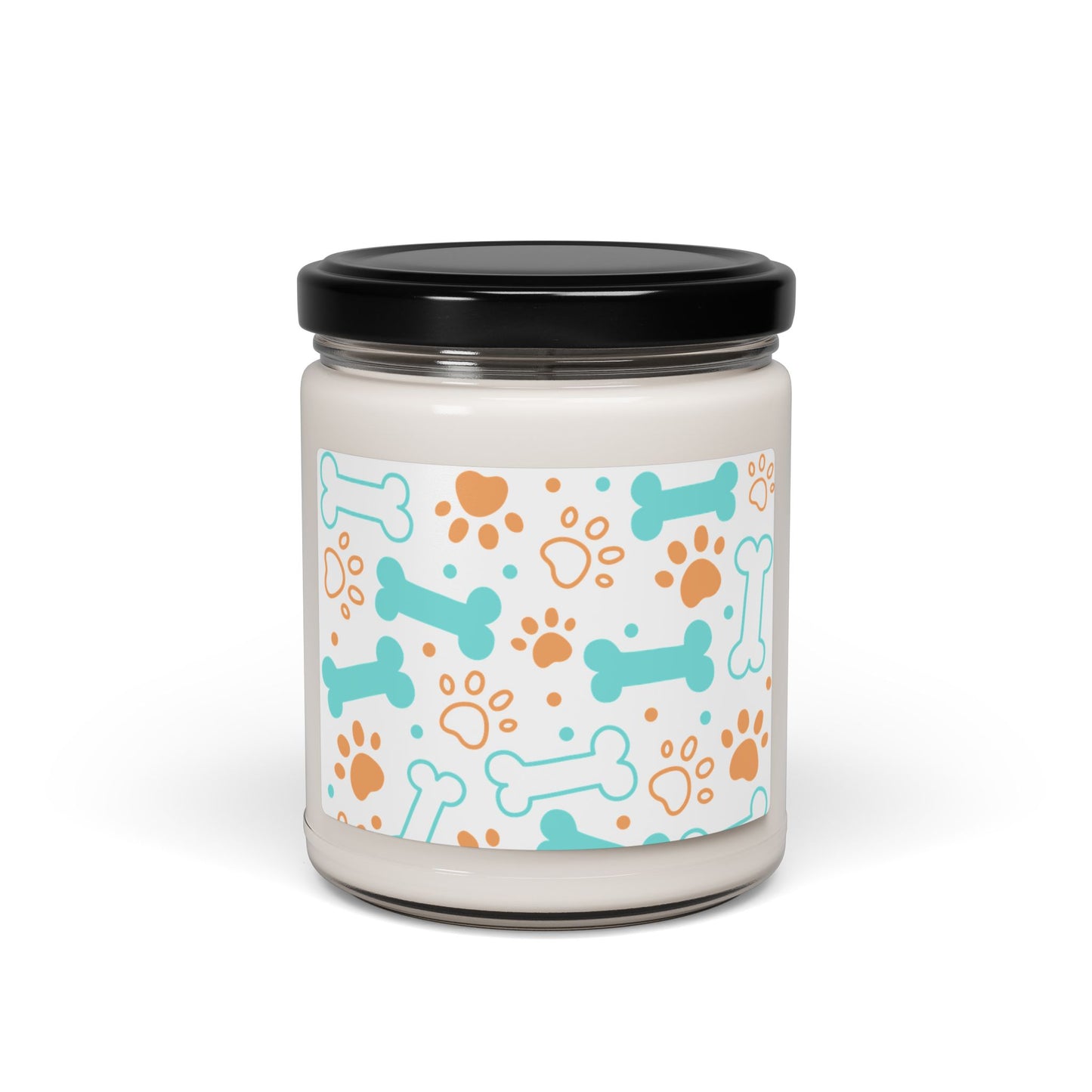 Puppy Pattern- Scented Soy Candle, 9oz