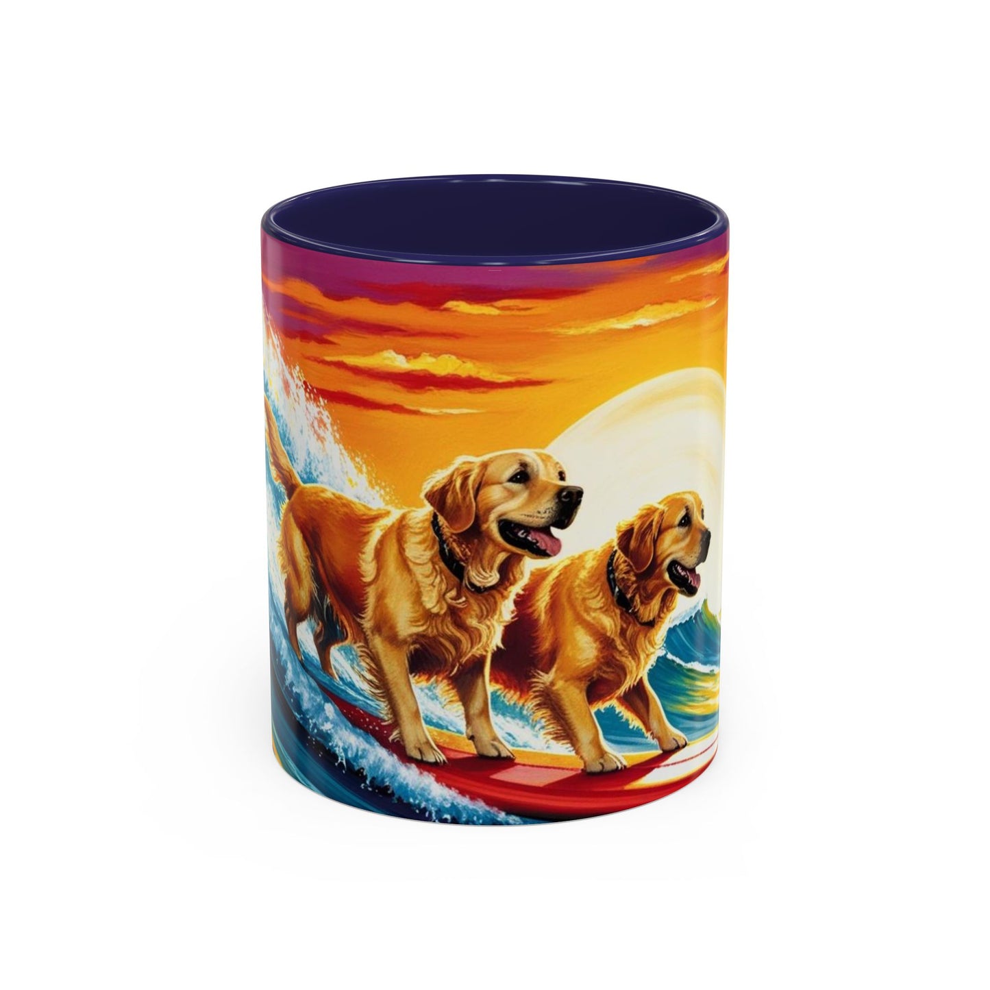 Taza de café con detalles de Surf Dogs: el regalo perfecto para los amantes de los perros