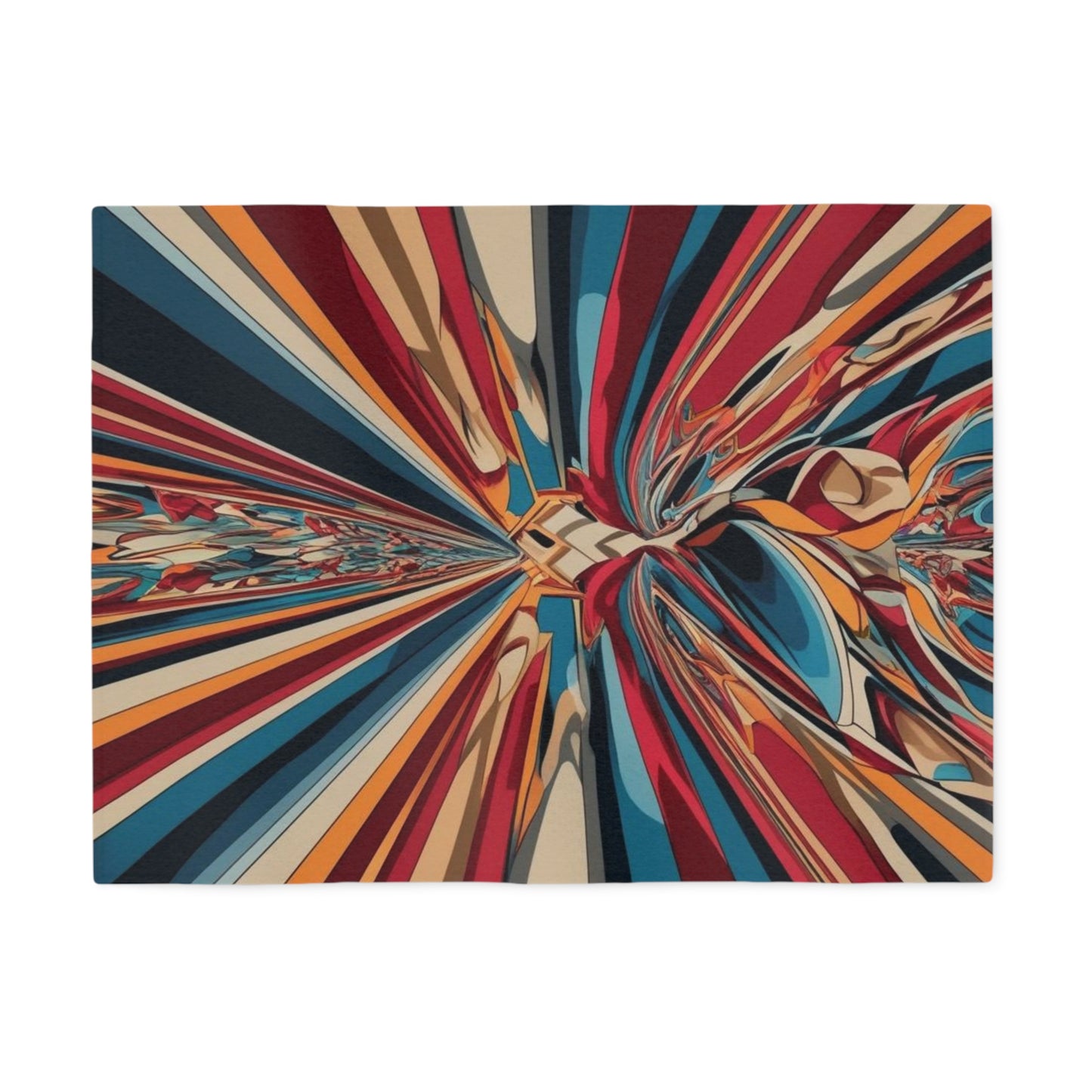 Sweat-shirt/couverture à illusion d'optique