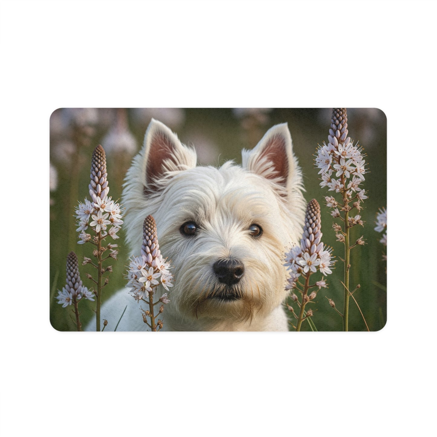 Pet Food Mat (12x18) - West Highland White Terrier
