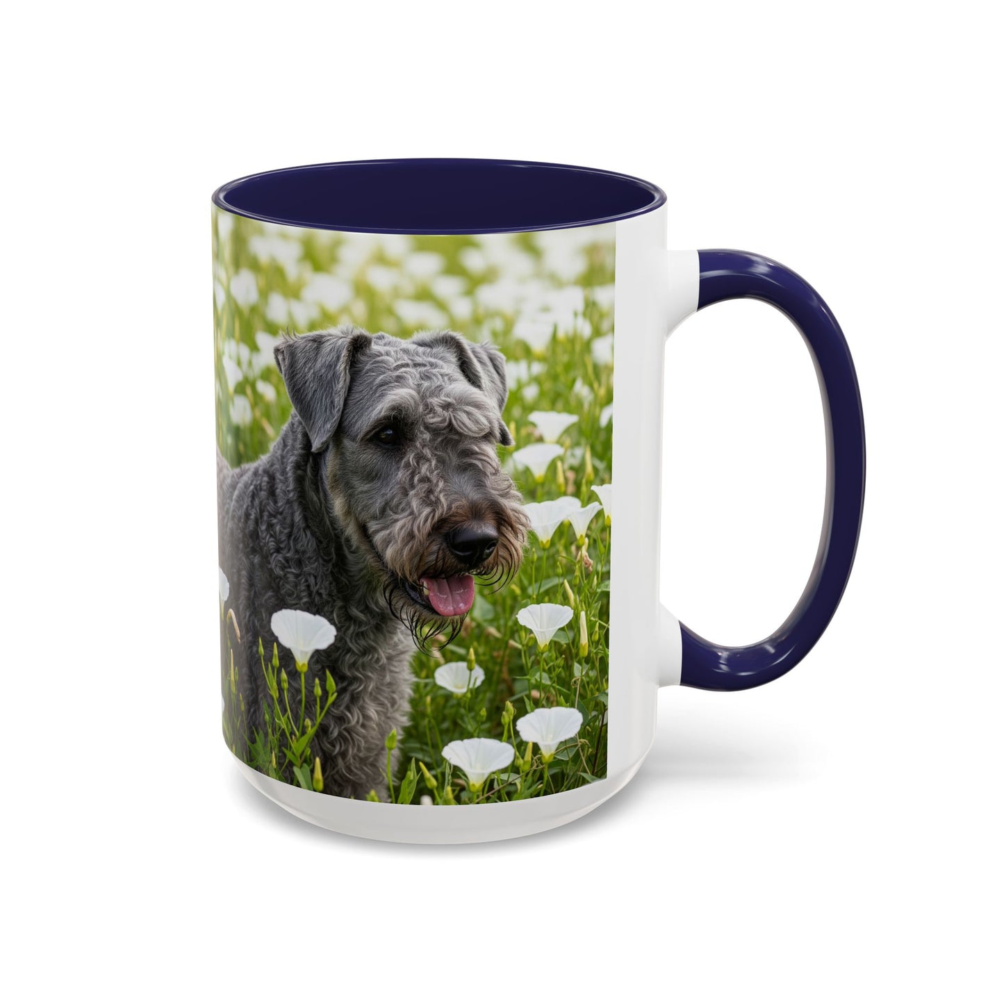 Taza de café con diseño de Kerry Blue Terrier: el regalo perfecto para los amantes de los perros.