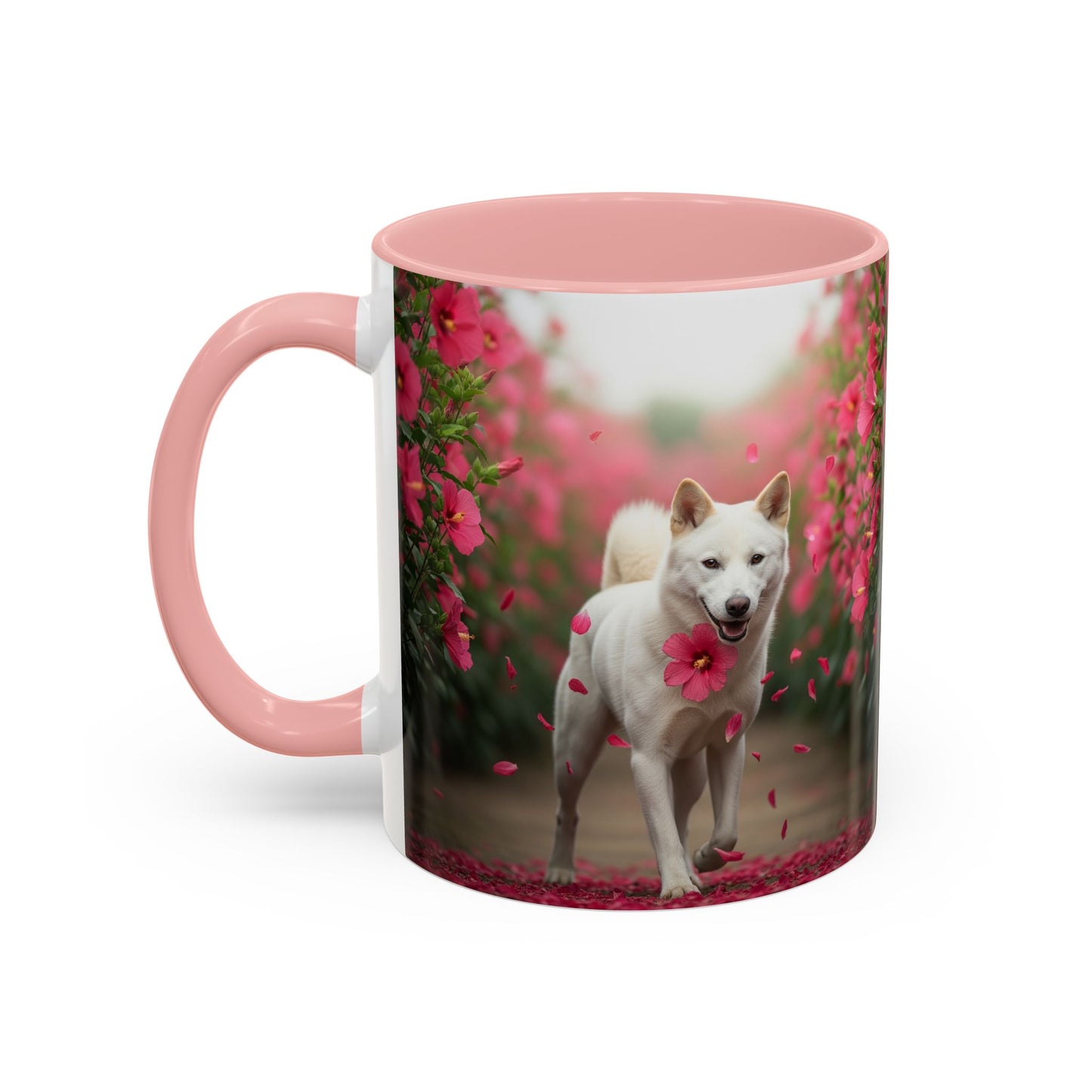 Taza de café con diseño de perro Jindo coreano: el regalo perfecto para los amantes de los perros.
