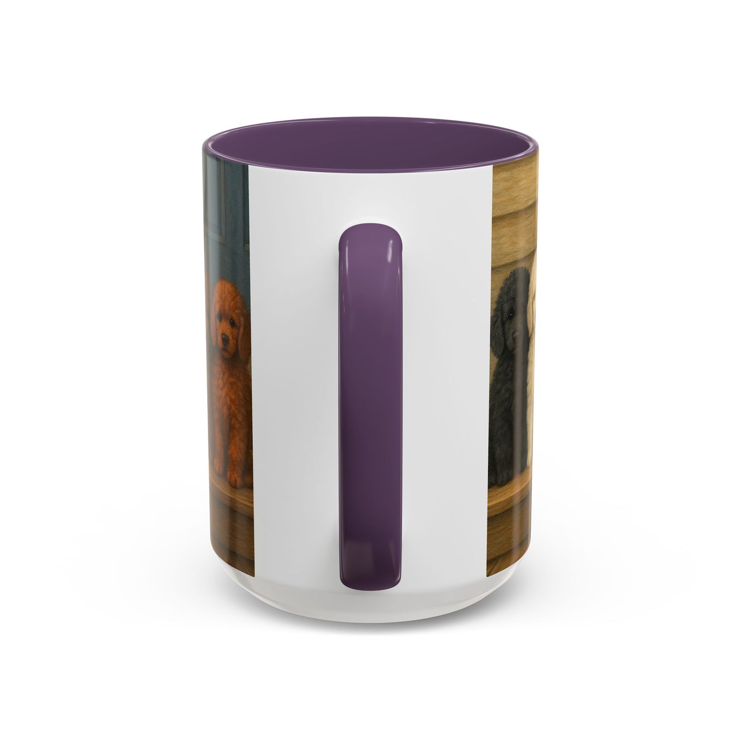 Mug à café décoratif avec motif chiots caniches - Cadeau idéal pour les amoureux des chiens