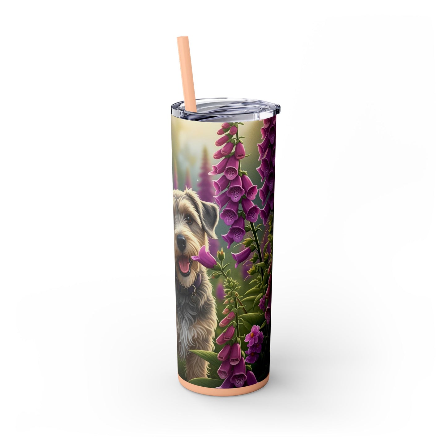 Skinny Tumbler with Straw – 20 oz Stainless Steel Cup
