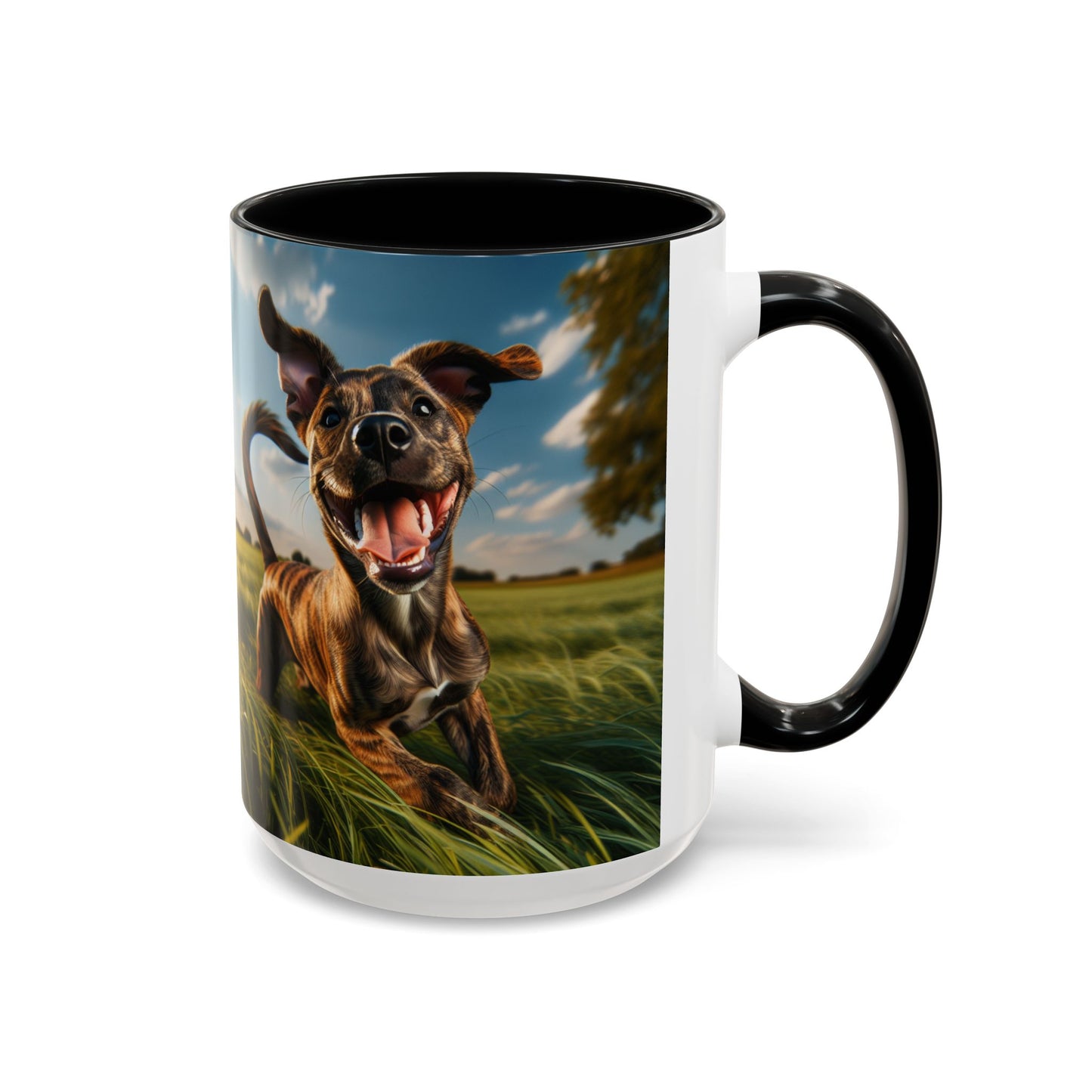 Treeing Tennessee Brindle Accent Coffee Mug - Perfect Gift for Dog Lovers
