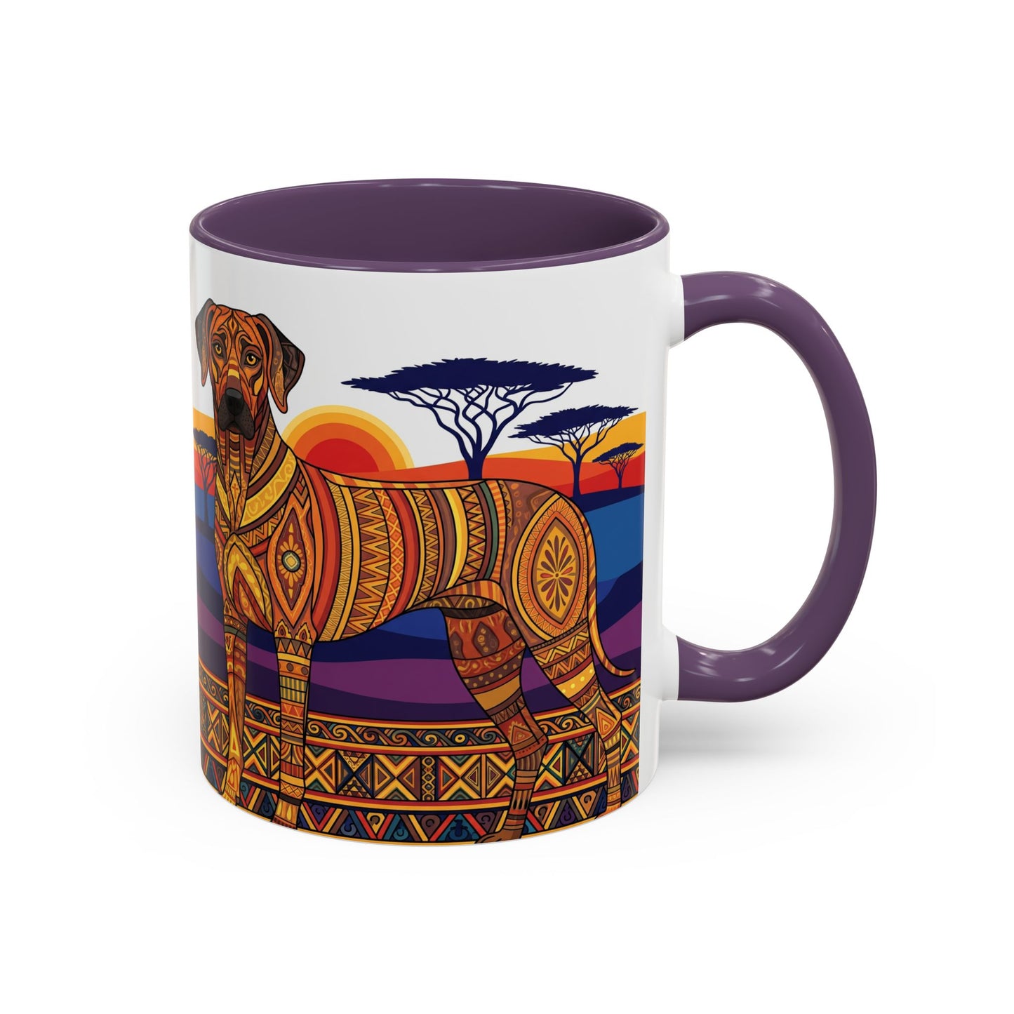 Taza de café con diseño de Rhodesian Ridgeback: el regalo perfecto para los amantes de los perros.