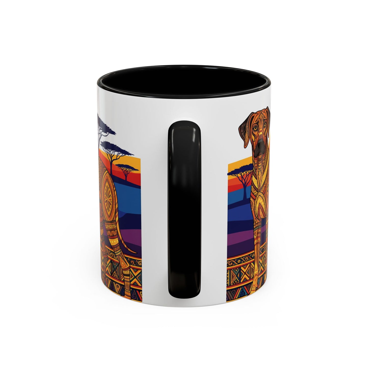 Taza de café con diseño de Rhodesian Ridgeback: el regalo perfecto para los amantes de los perros.