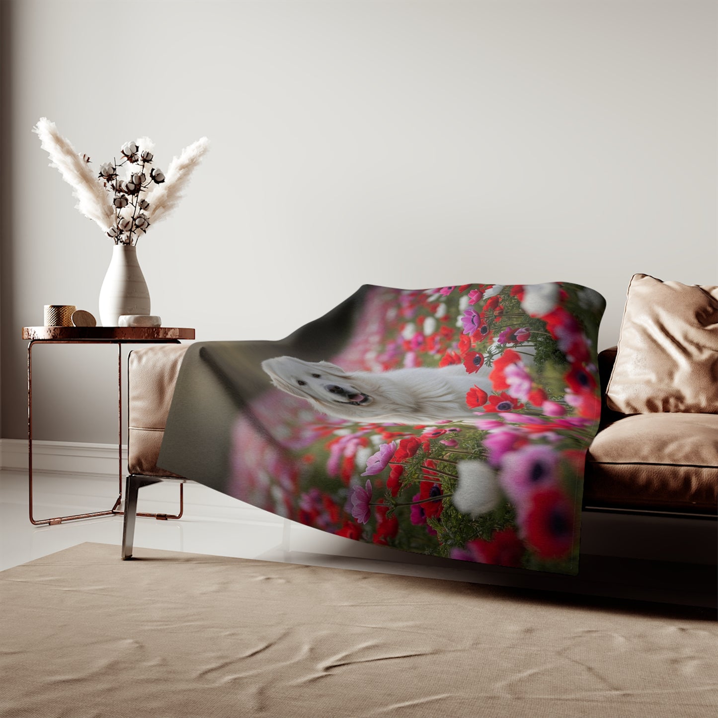Maremma Sheepdog Sweatshirt Blanket