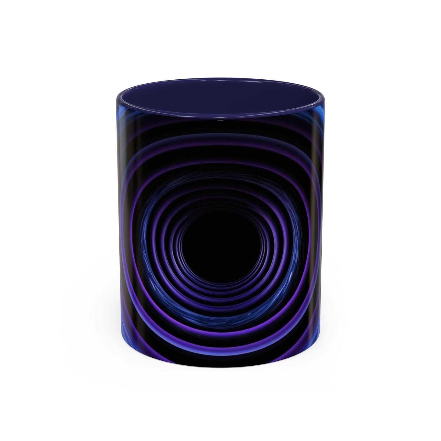 Optical Illusion Accent Mug – Ceramic Coffee Cup