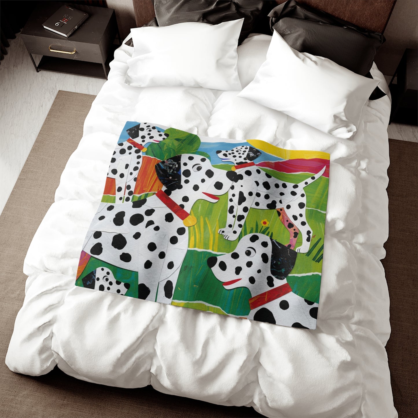 Dalmatian Sweatshirt Blanket