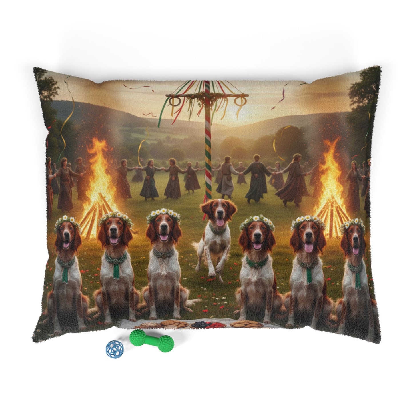Irish Red and White Setter Pet Bed