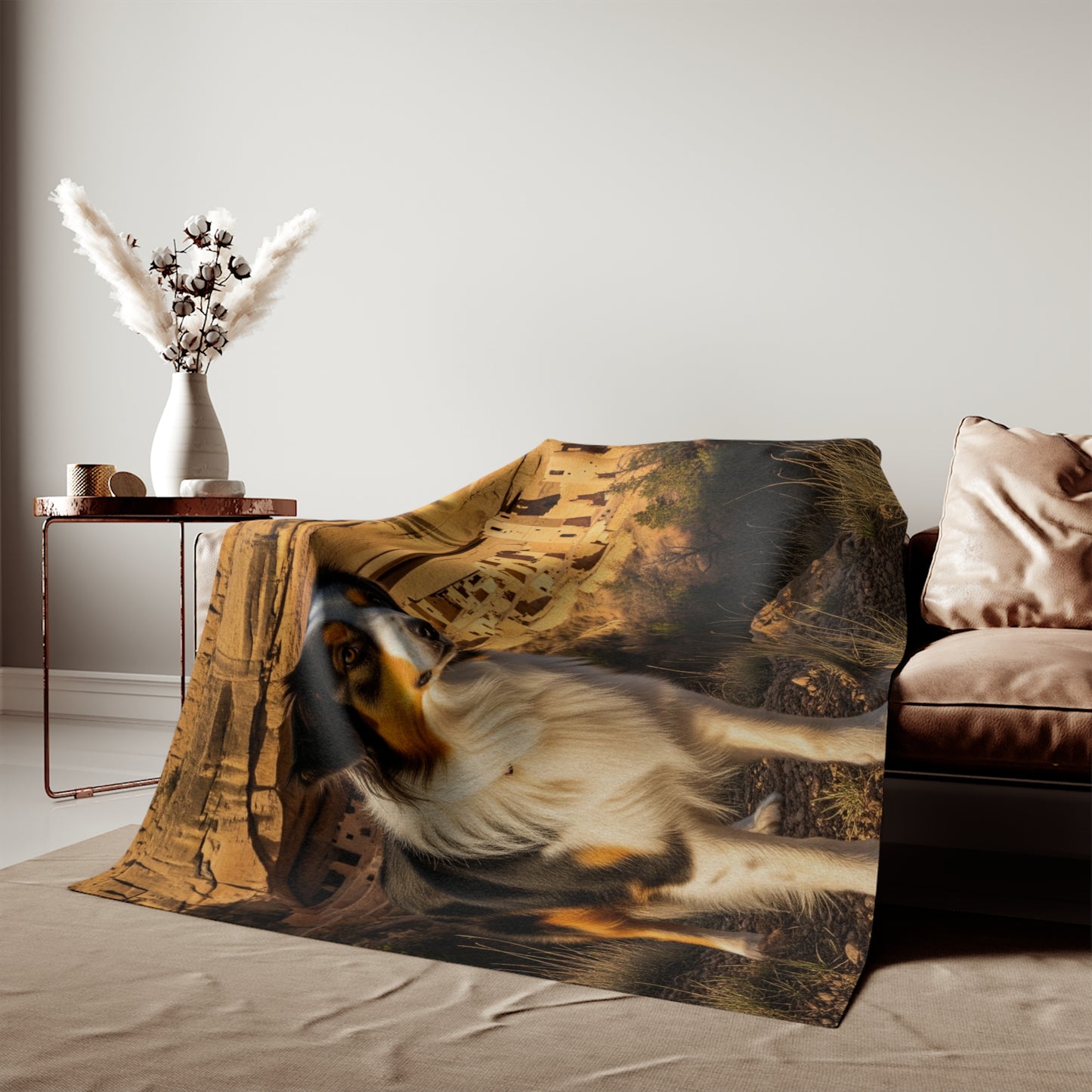 English Shepherd Dog Blanket
