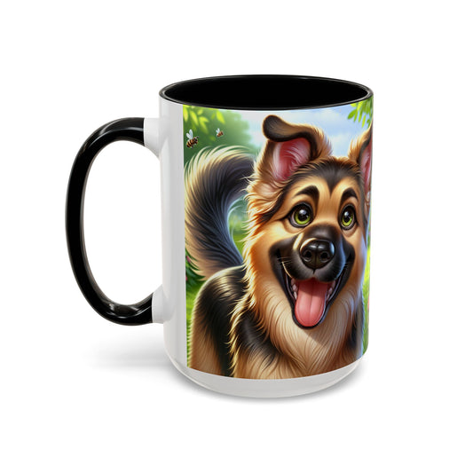 German Shepherd Accent Coffee Mug - Perfect Gift for Dog Lovers