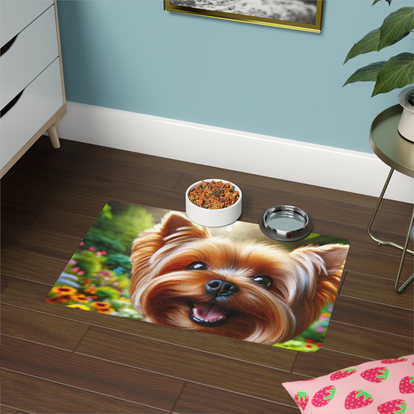 Pet Food Mat (12x18) - Yorkshire Terrier