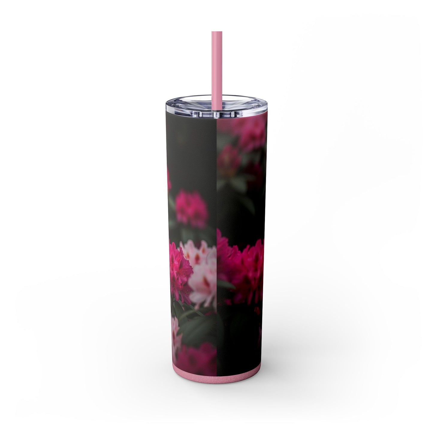 Skinny Tumbler with Straw – 20 oz Stainless Steel Cup