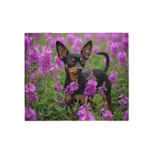 English Toy Terrier Sweatshirt Blanket