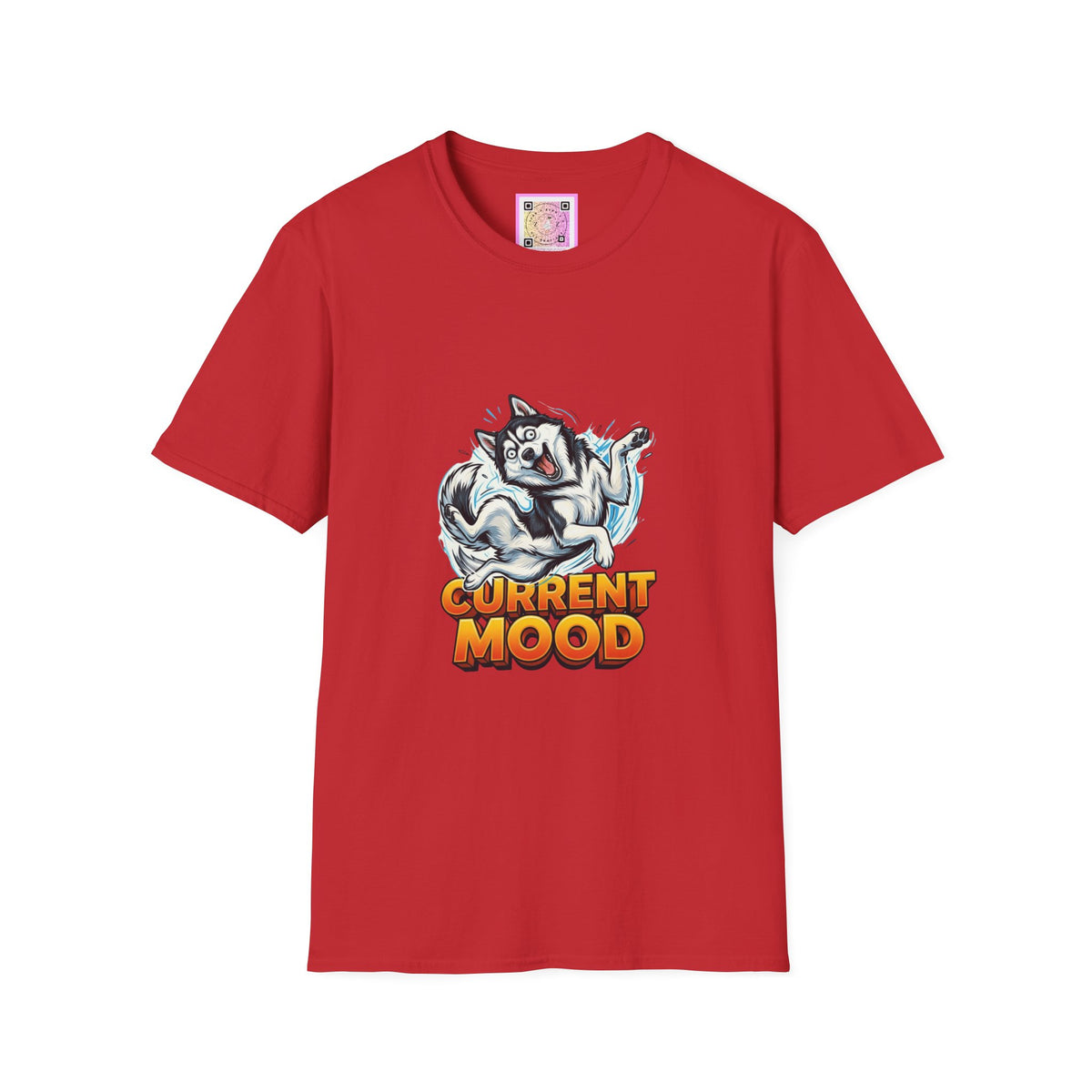 Siberian Husky Current Mood Tee Shirt