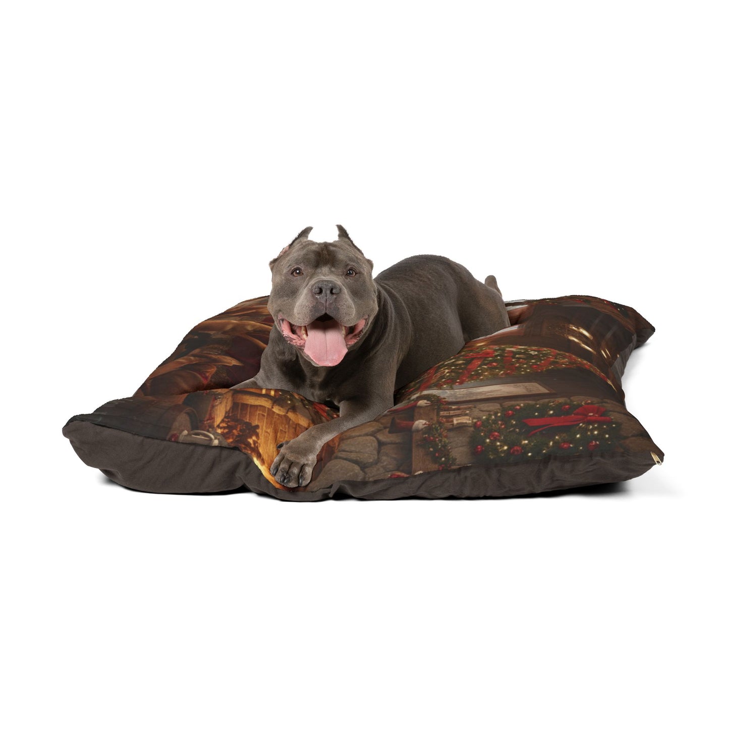 Christmas Puppies Holiday Pet Bed