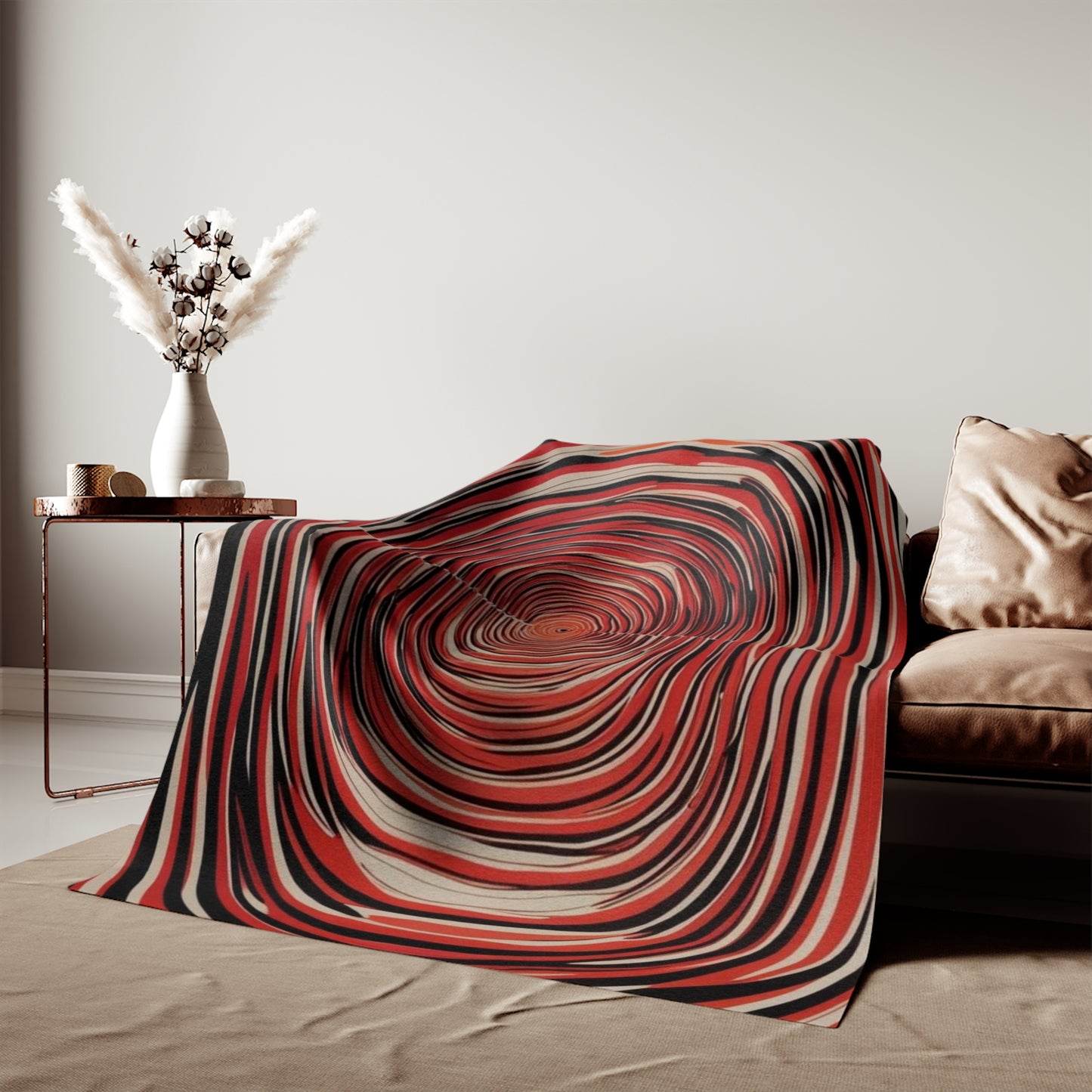 Sweat-shirt/couverture à illusion d'optique