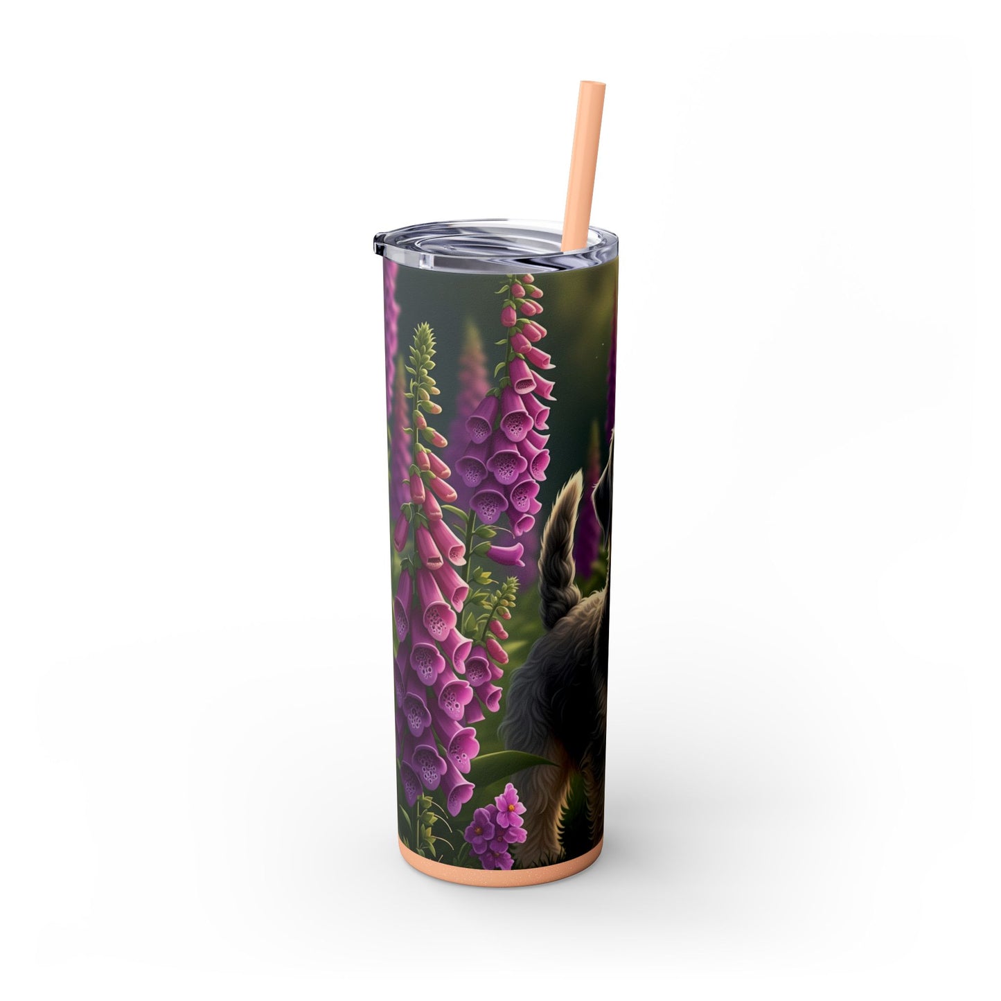 Skinny Tumbler with Straw – 20 oz Stainless Steel Cup