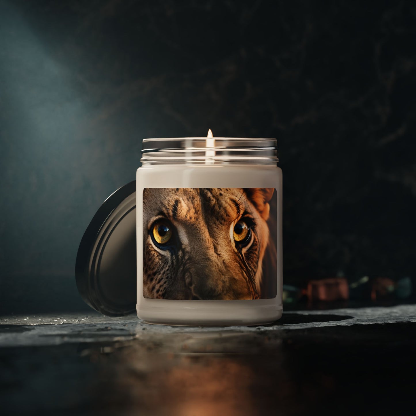 Close Up of a Lion's Eye- Scented Soy Candle, 9oz