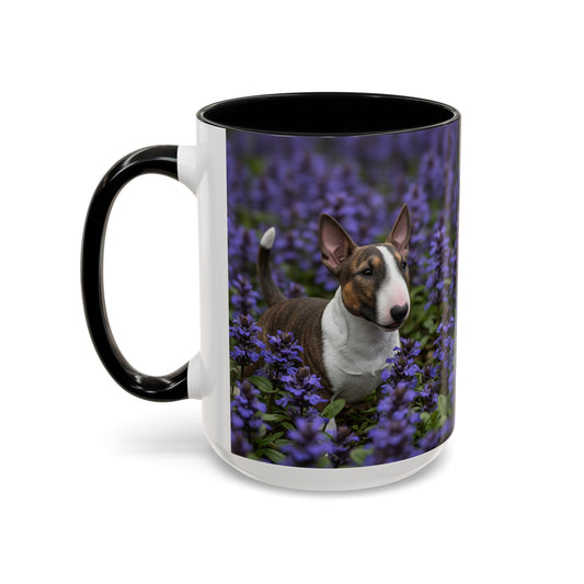 Taza de café con diseño de bull terrier miniatura: el regalo perfecto para los amantes de los perros.