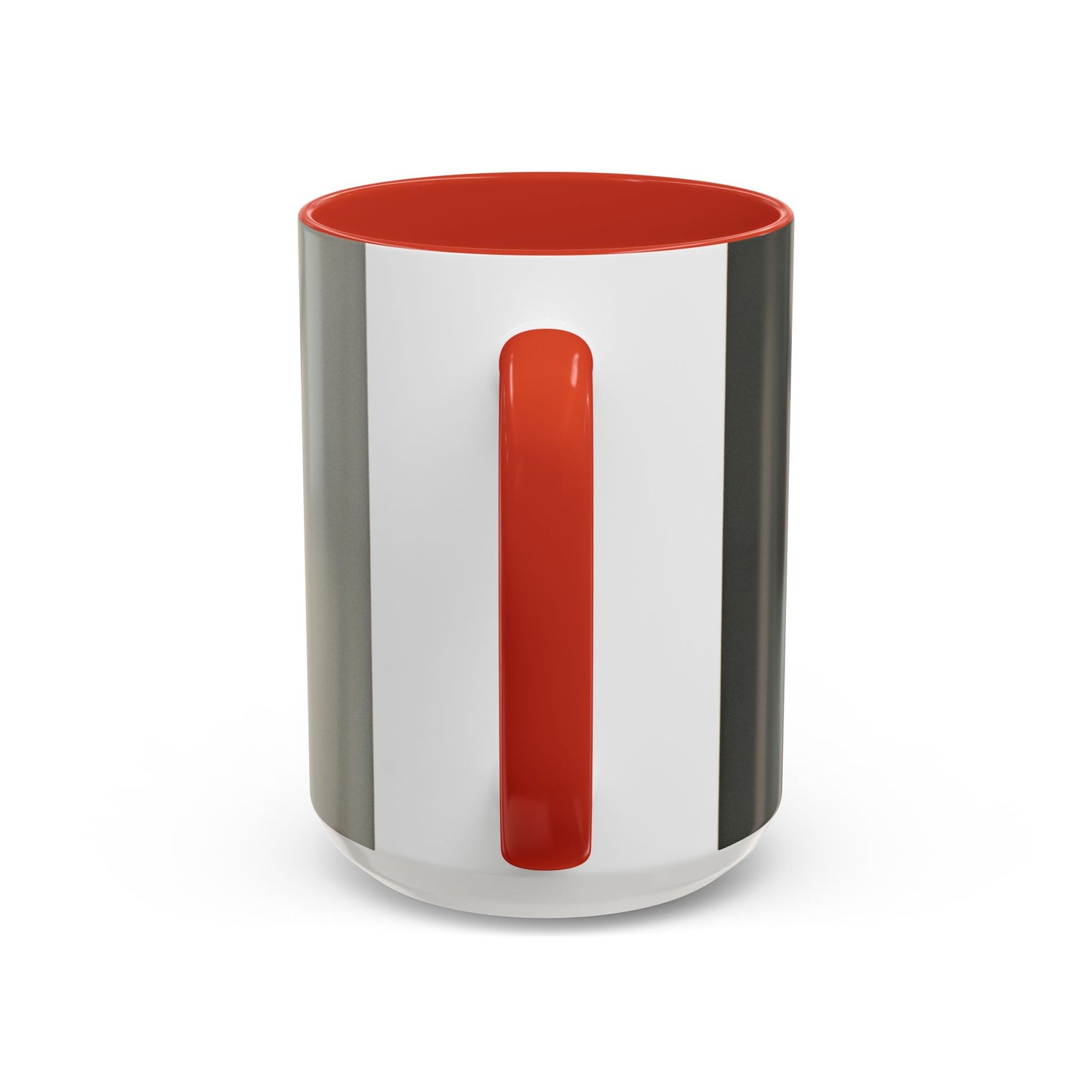 Optical Illusion Accent Mug – Ceramic Coffee Cup