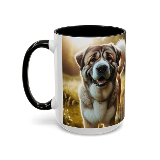 Central Asian Shepherd Dog Accent Coffee Mug - Perfect Gift for Dog Lovers