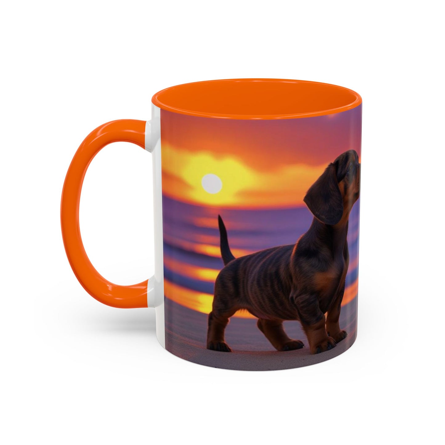 Dachshund Love Accent Coffee Mug - Perfect Gift for Dog Lovers