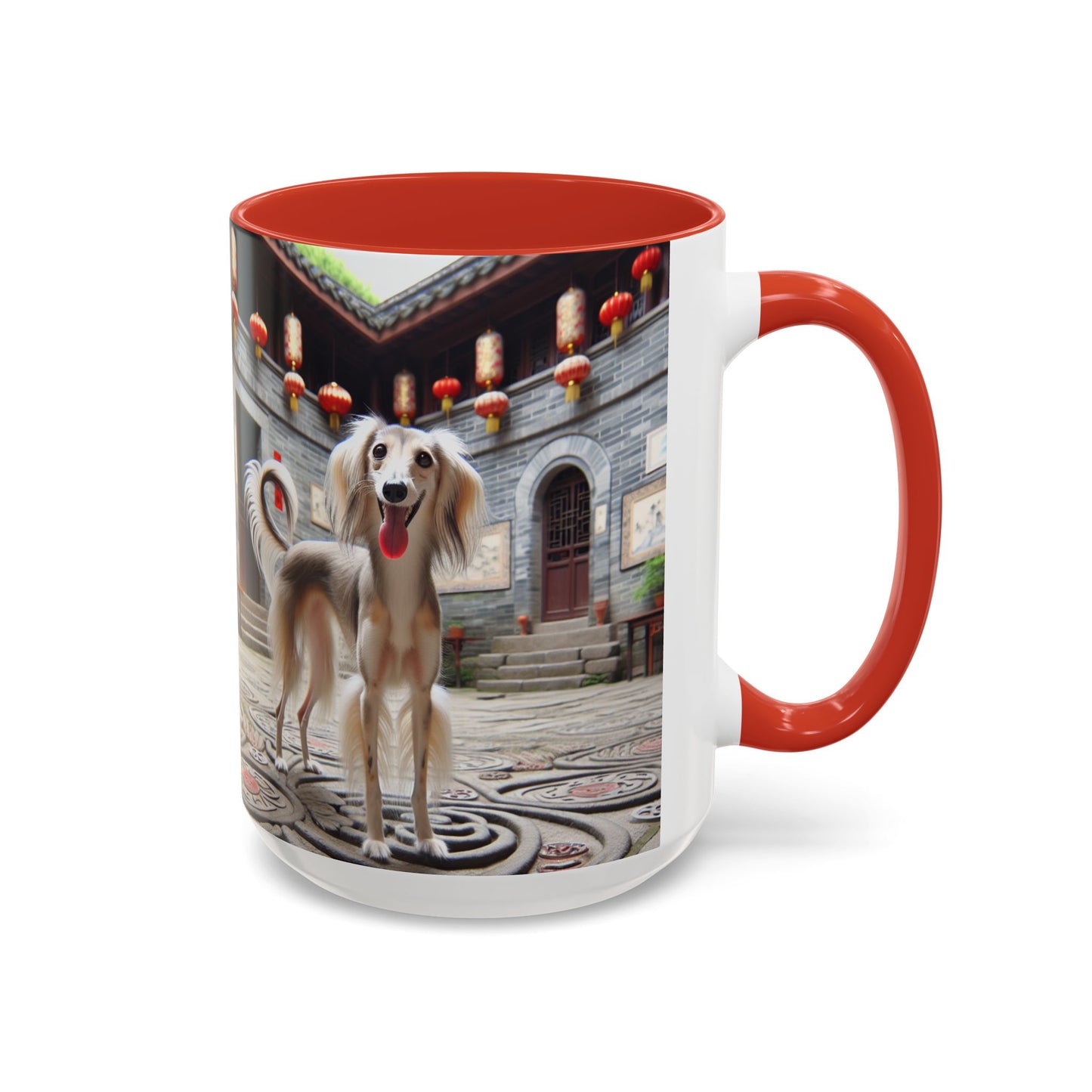 Chinese Saluki Accent Coffee Mug - Perfect Gift for Dog Lovers