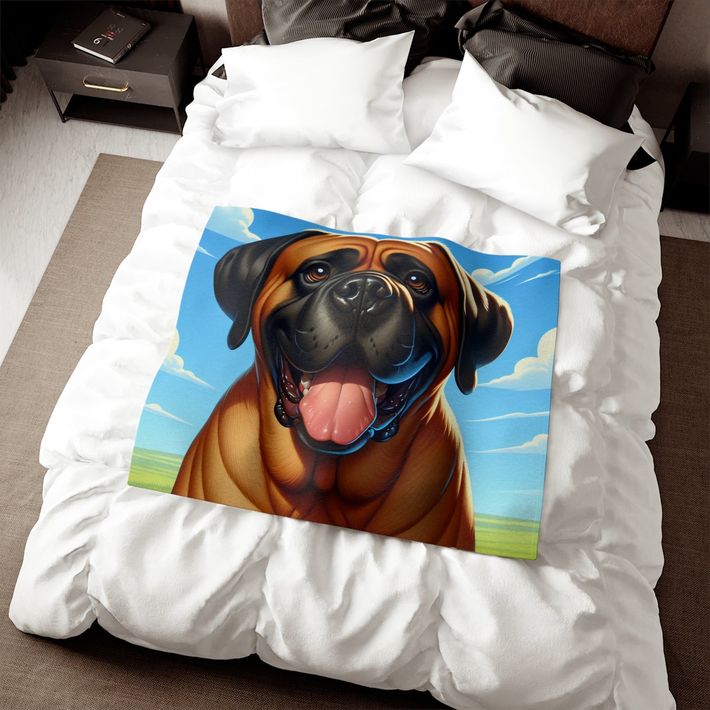 Mastiff Sweatshirt Blanket