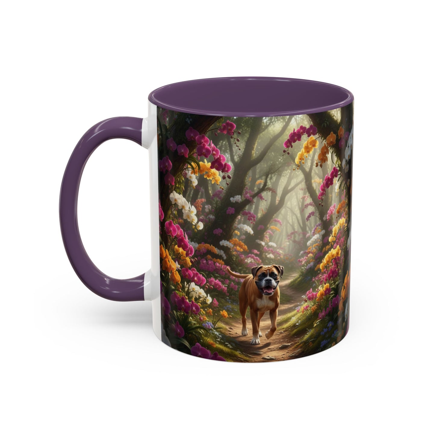 Boxer Accent Mug – Ceramic Coffee Cup