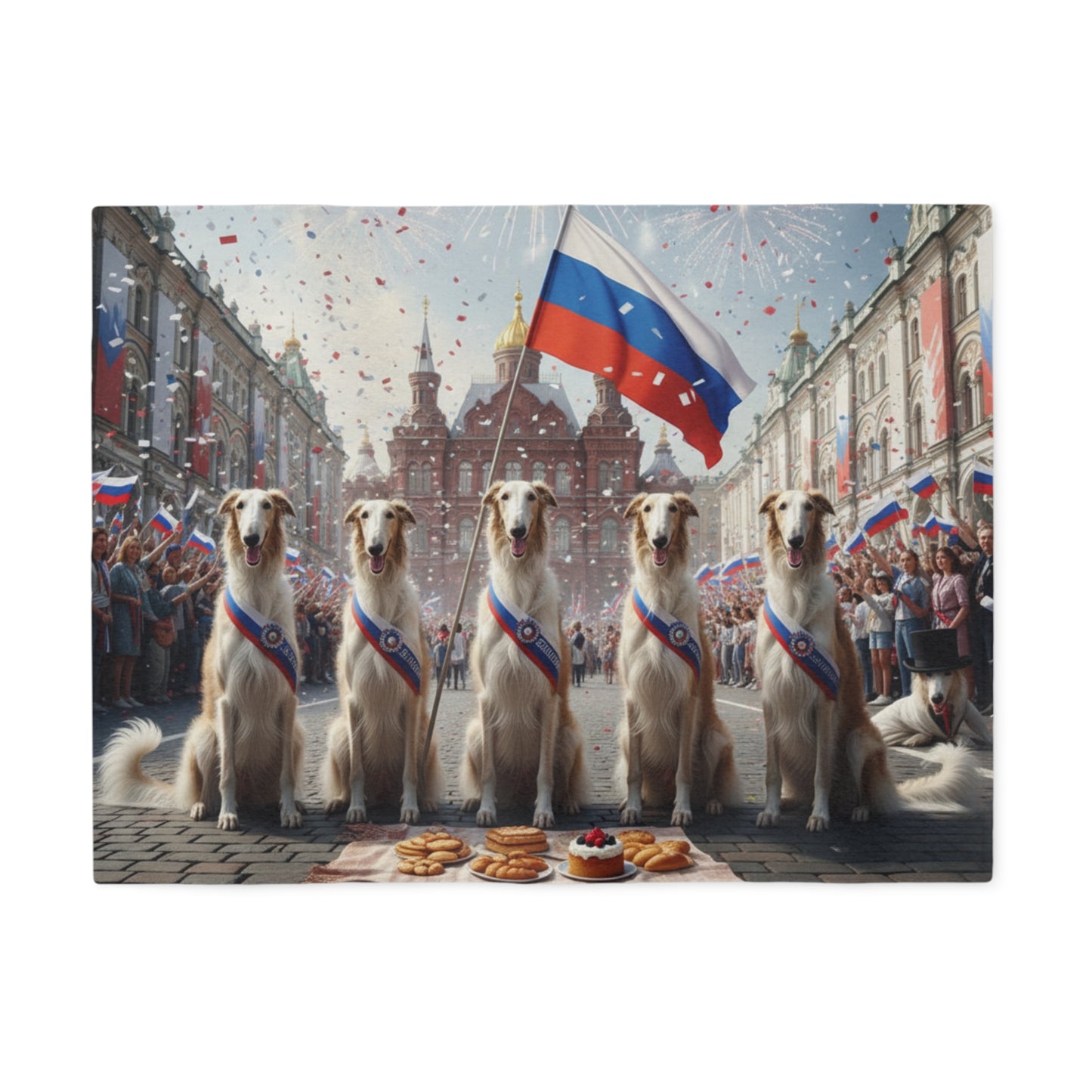 Borzoi Blanket