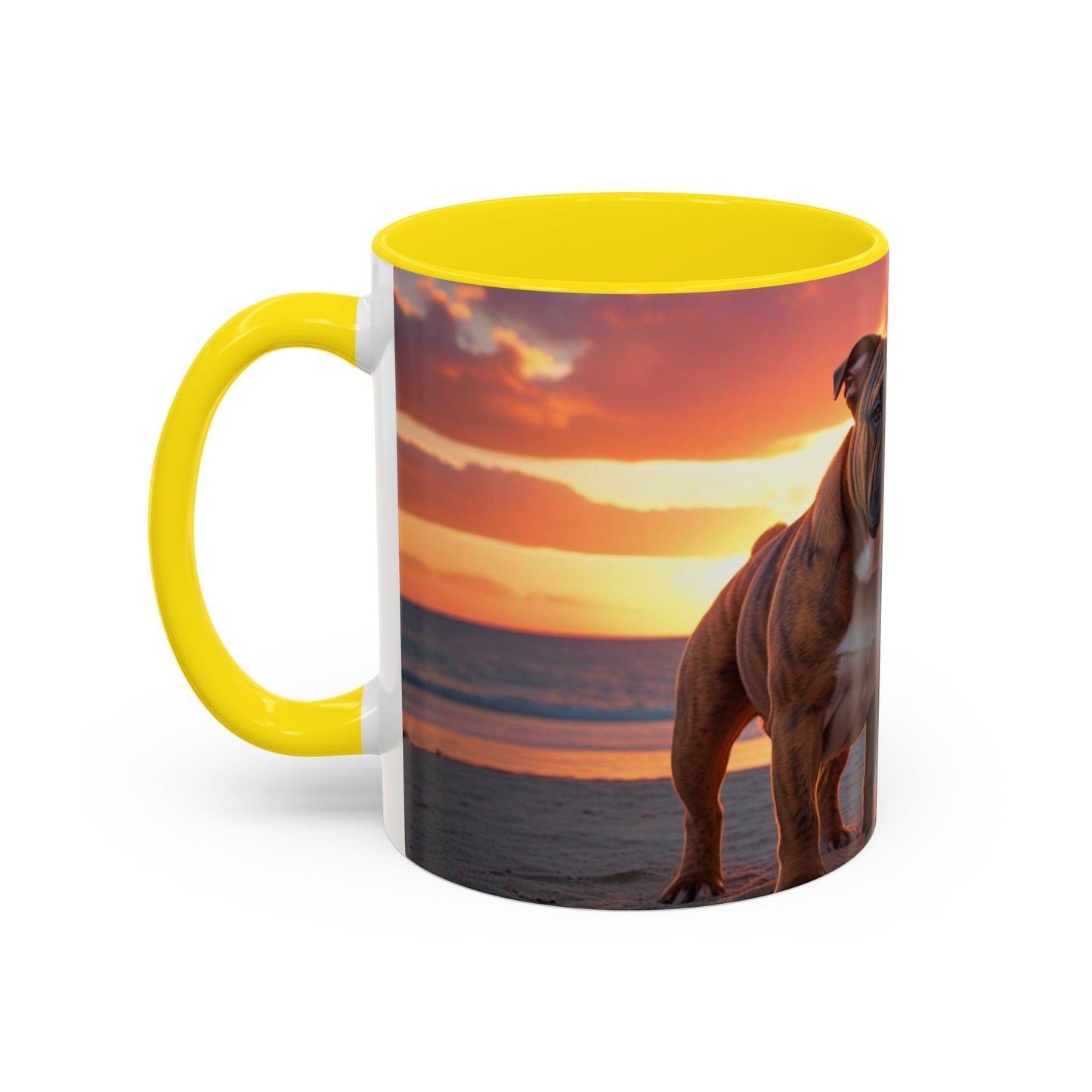 Bulldog Love Accent Coffee Mug - Perfect Gift for Dog Lovers