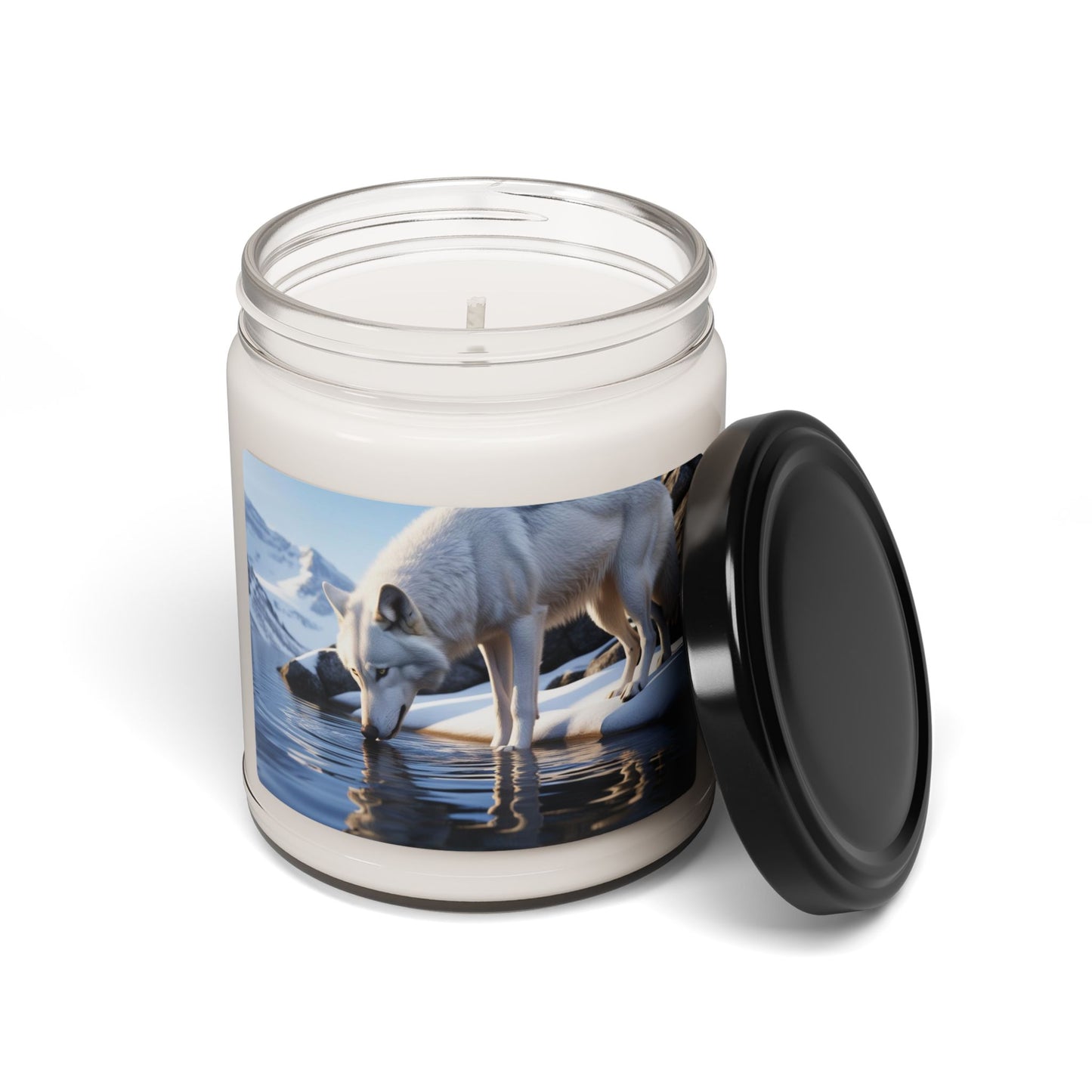 White Wolf- Scented Soy Candle, 9oz