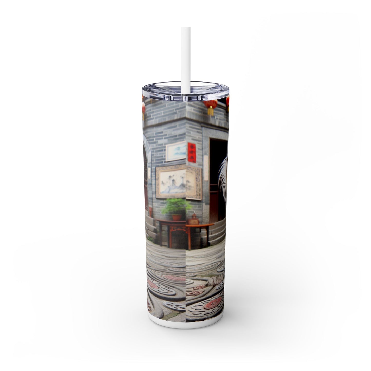 Gobelet Saluki chinois avec paille, 590 ml