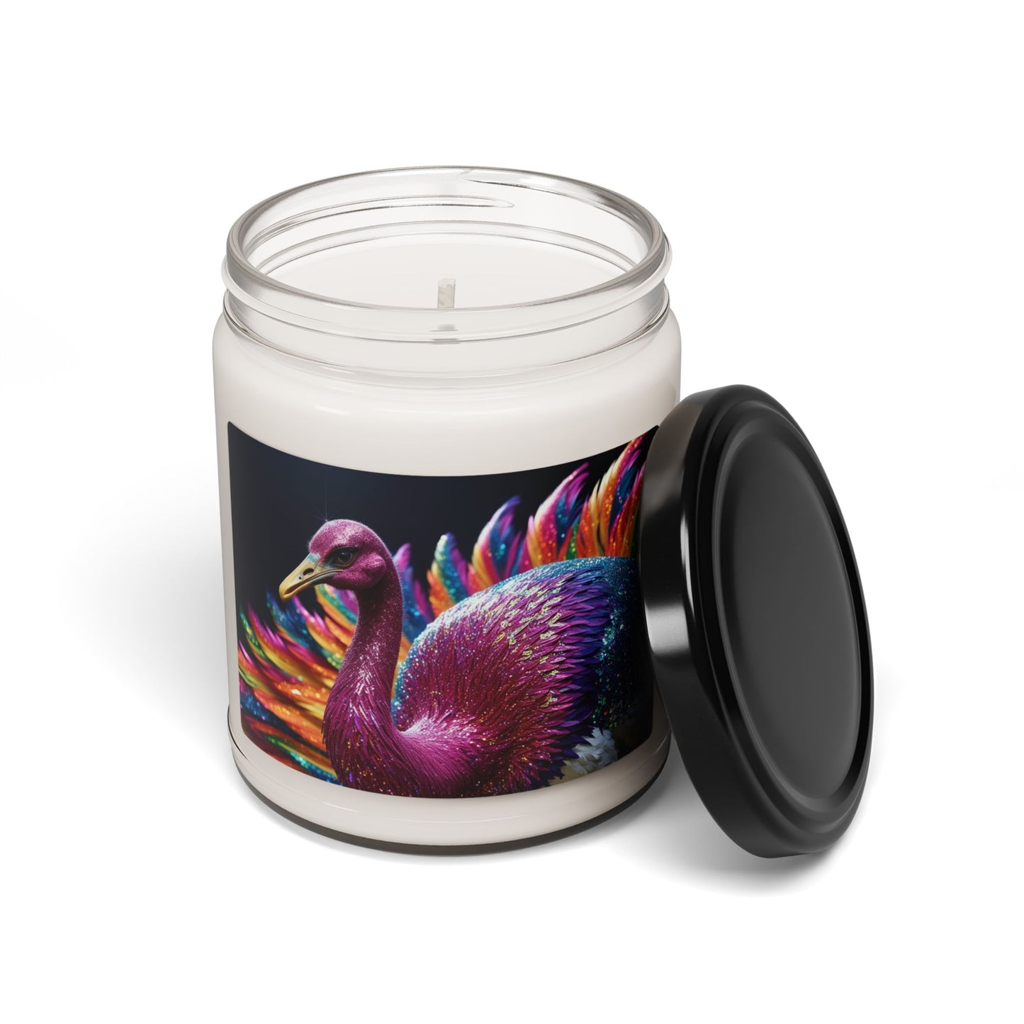 Glittery Emu- Scented Soy Candle, 9oz